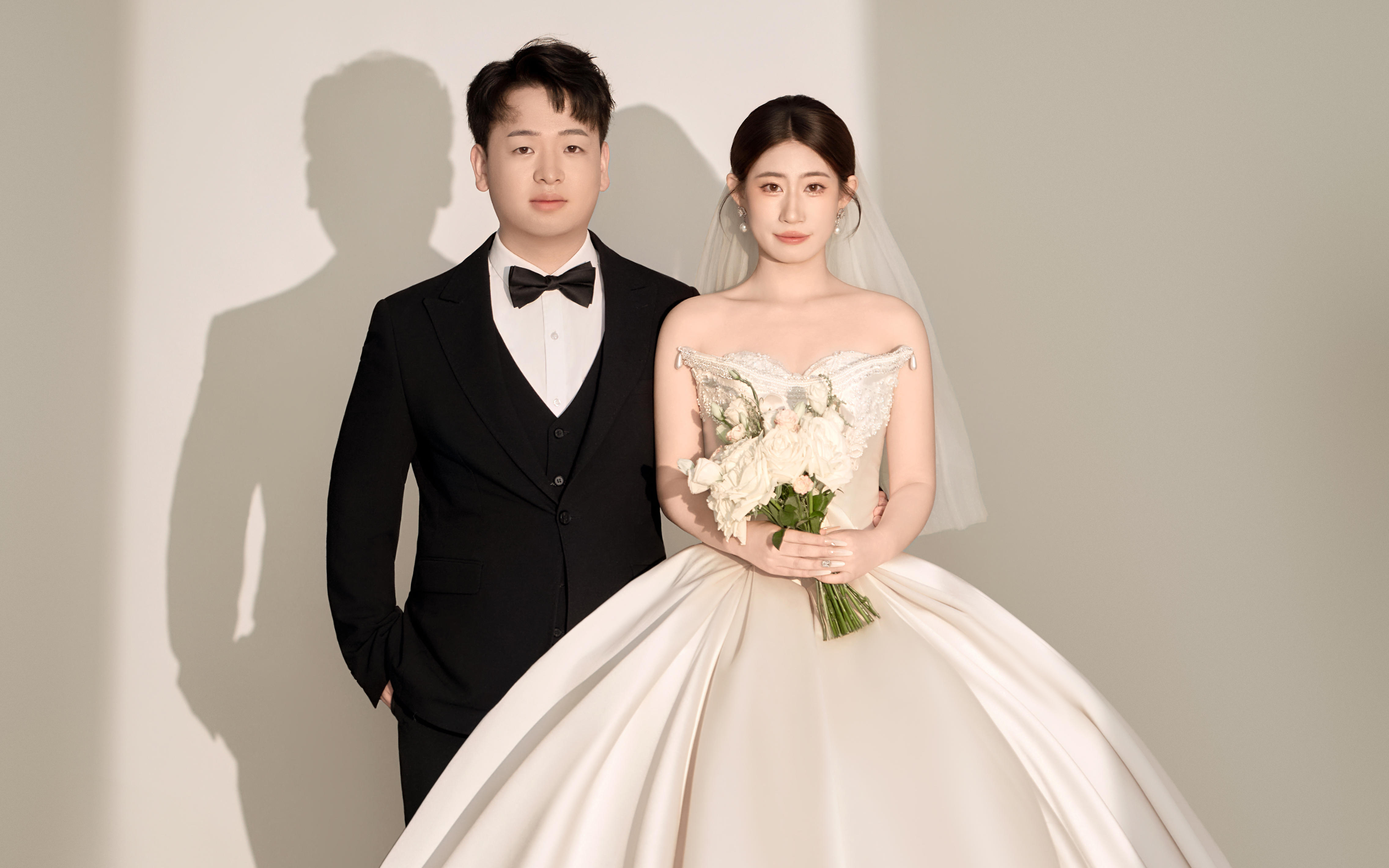 强烈推荐的极简婚纱照❤