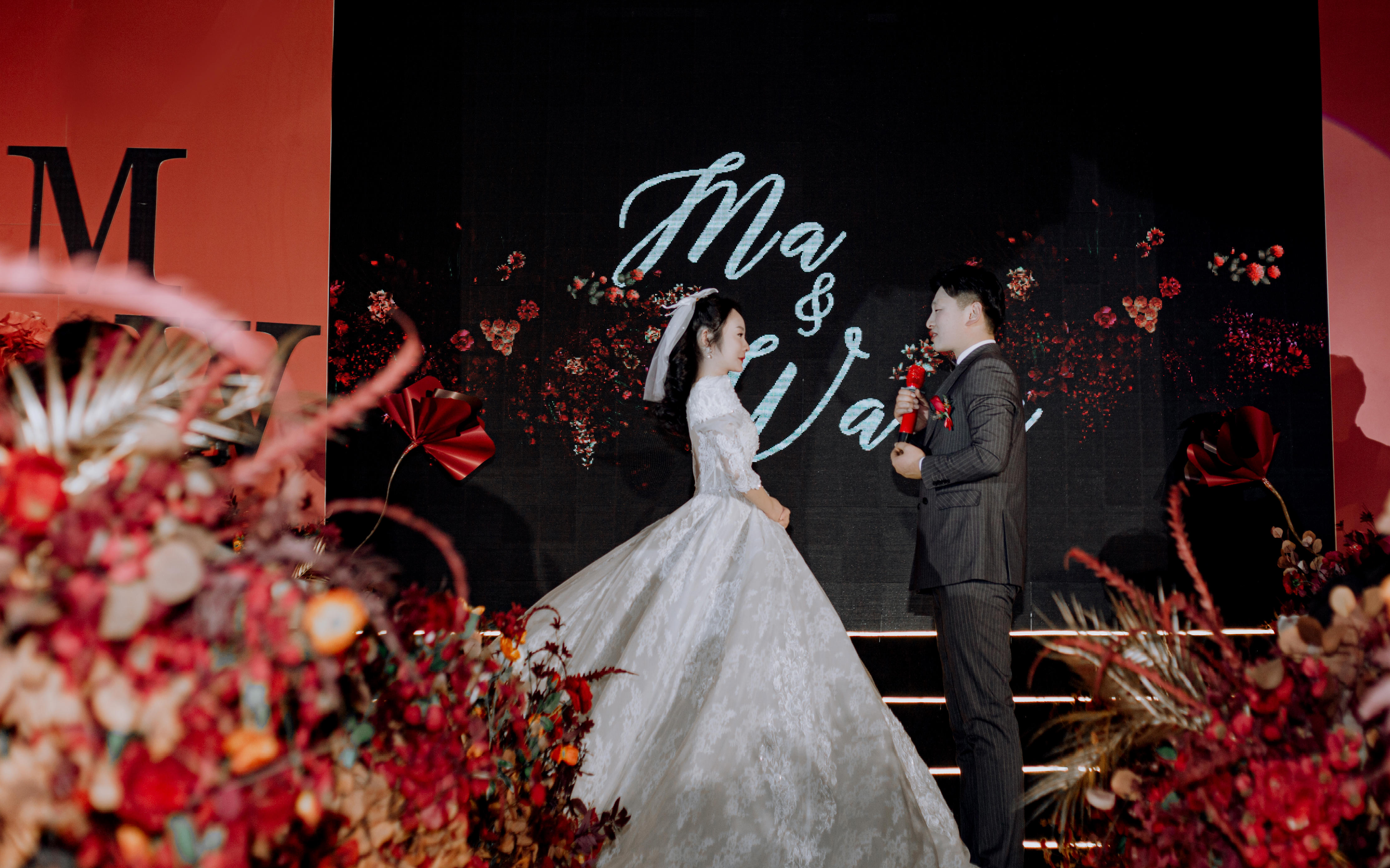 遇见婚礼/精致红金色婚礼.
