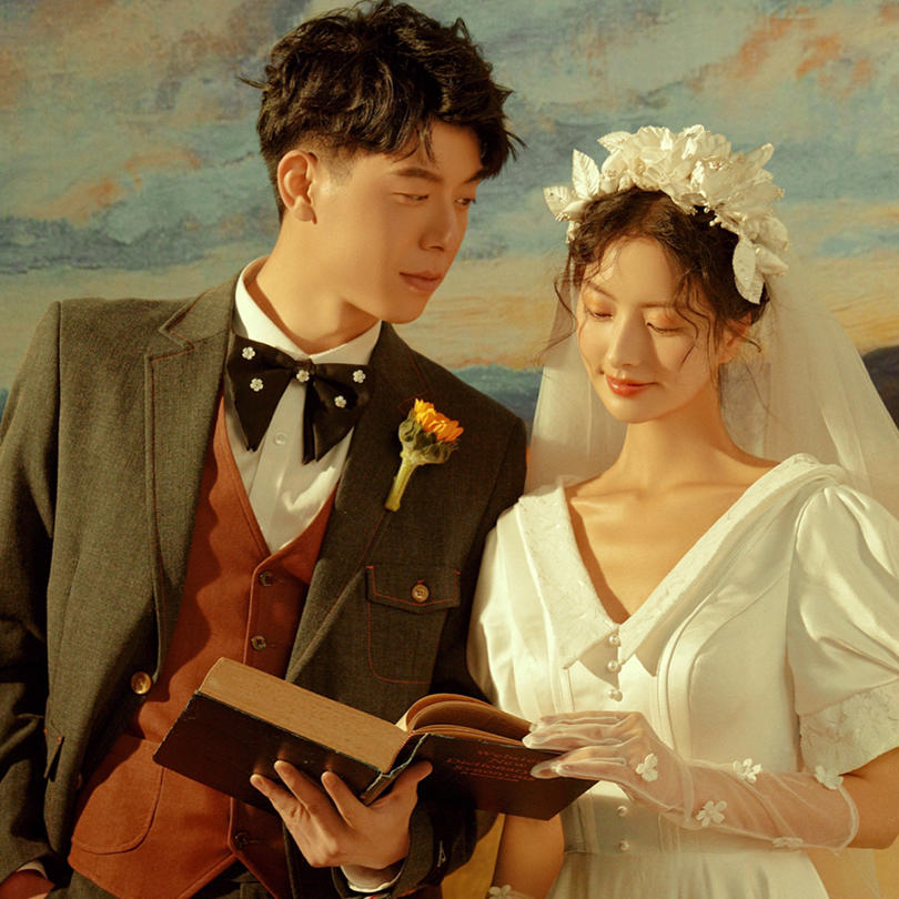 【超高性价比】 一对一定制拍摄婚照服+装场景任选