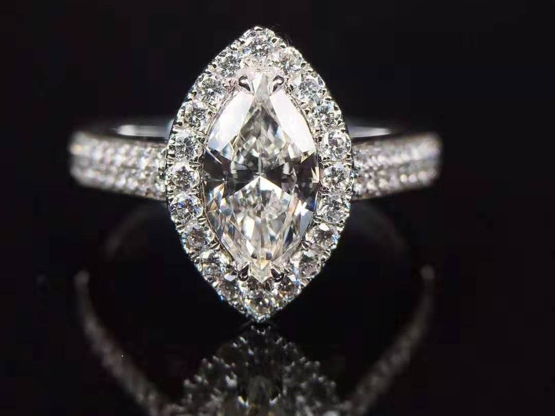 70分GIA异形钻马眼型钻石钻石交易中心直供