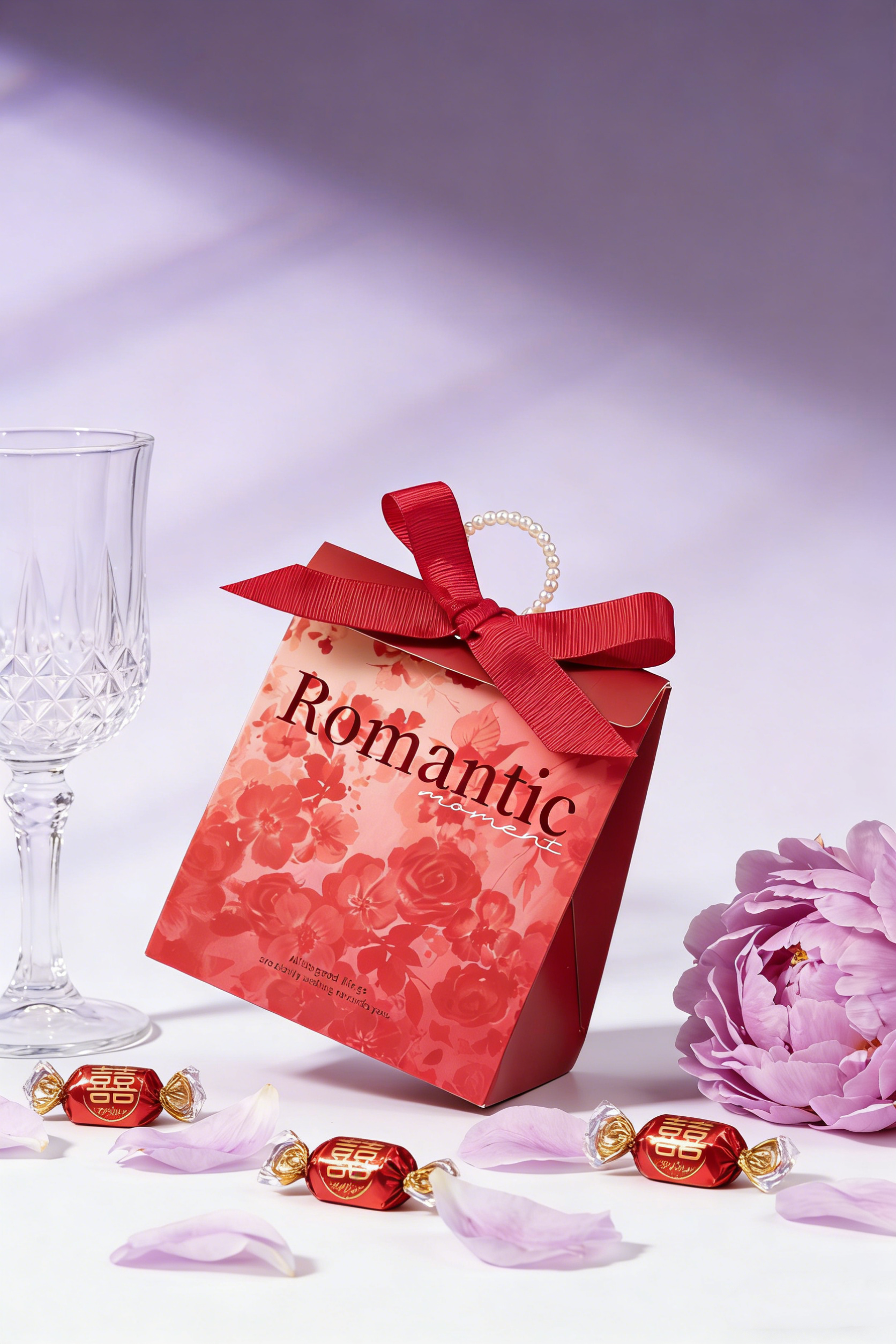 包好发货 大号糖盒10-12颗喜糖成品珍珠圆环款欧式 喜糖+喜糖盒【成品喜糖不支持退换】