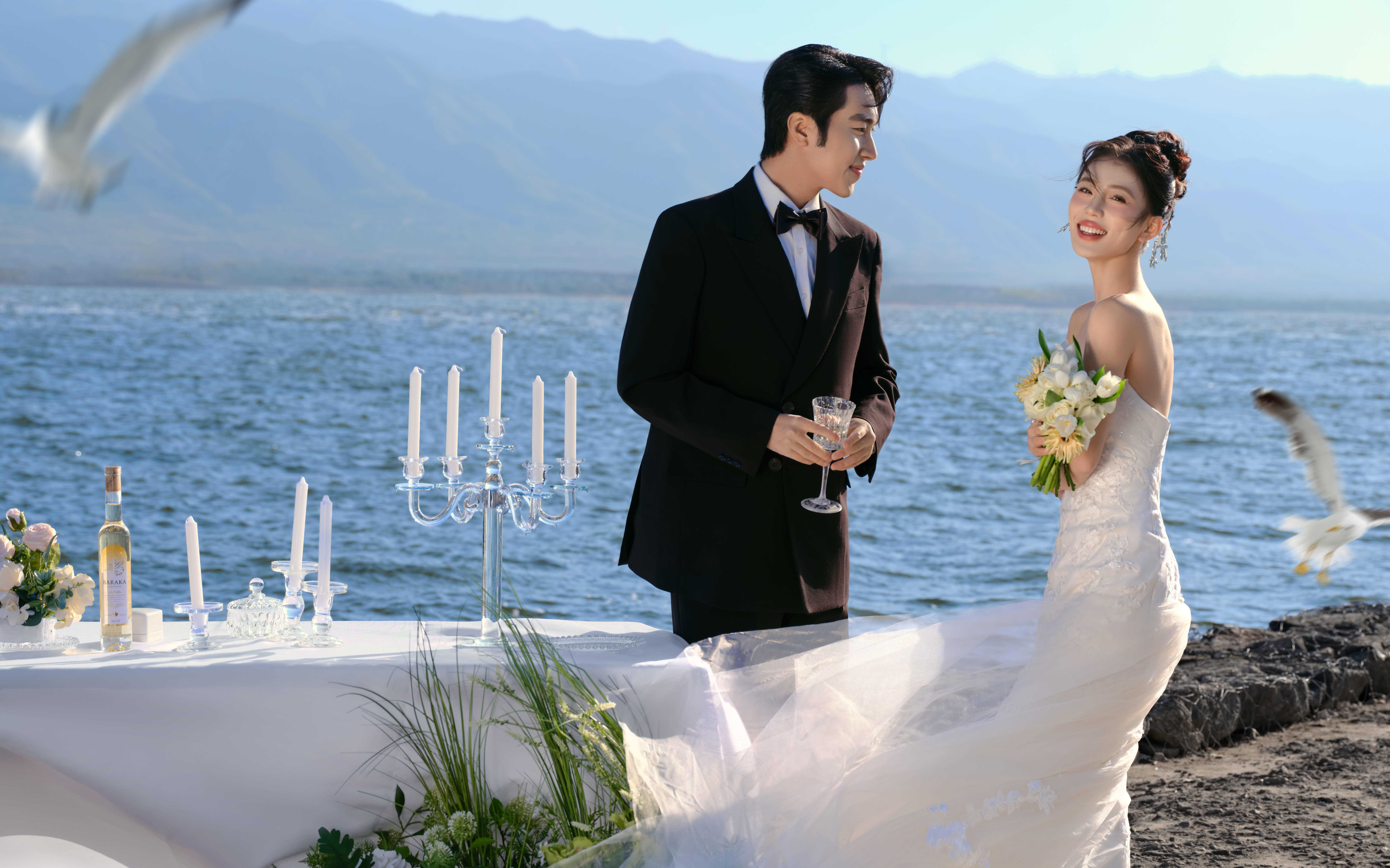 外景婚纱照海景婚纱照昆明婚纱照