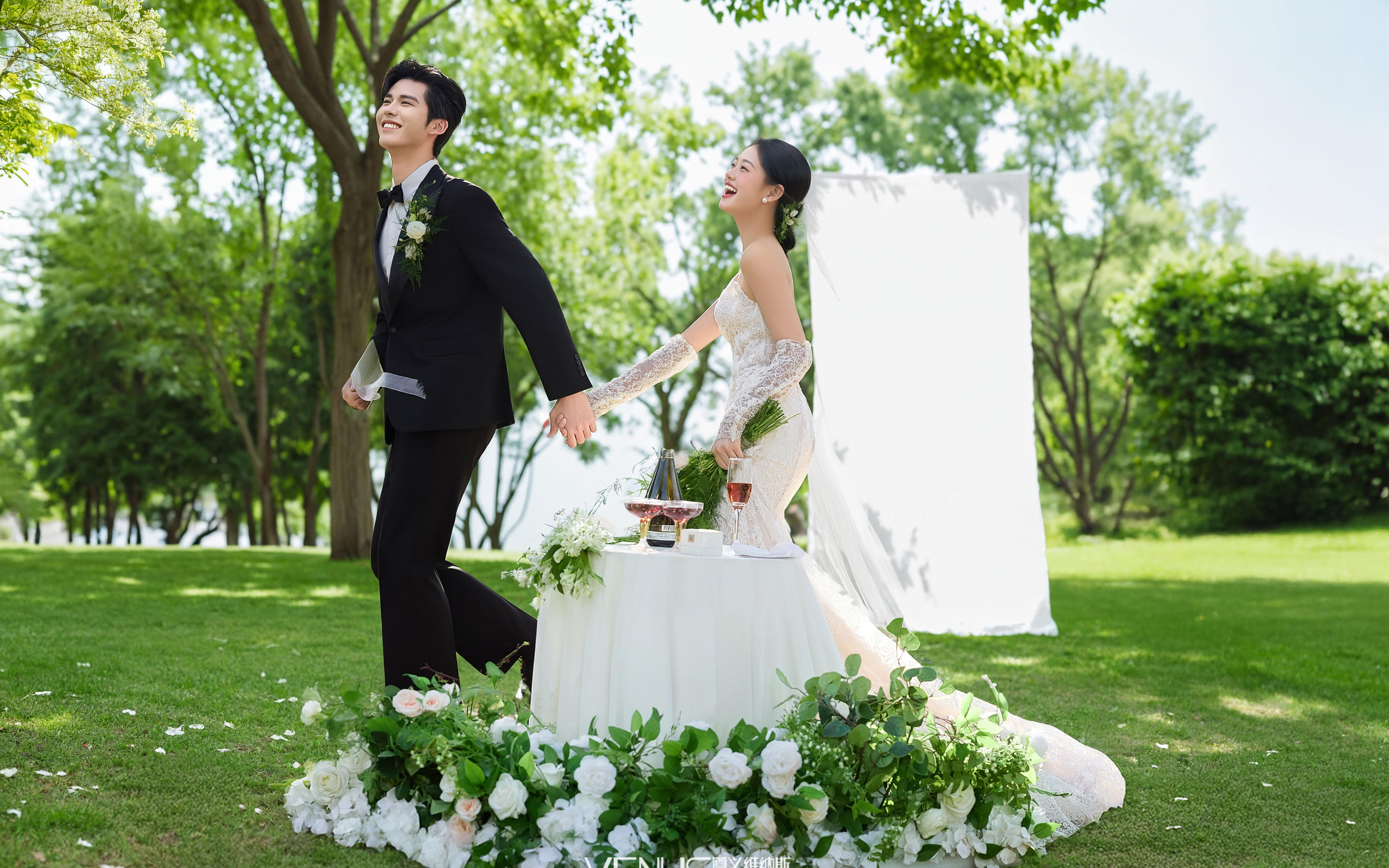 少女感滿滿的森系??婚紗照，太仙太治愈啦