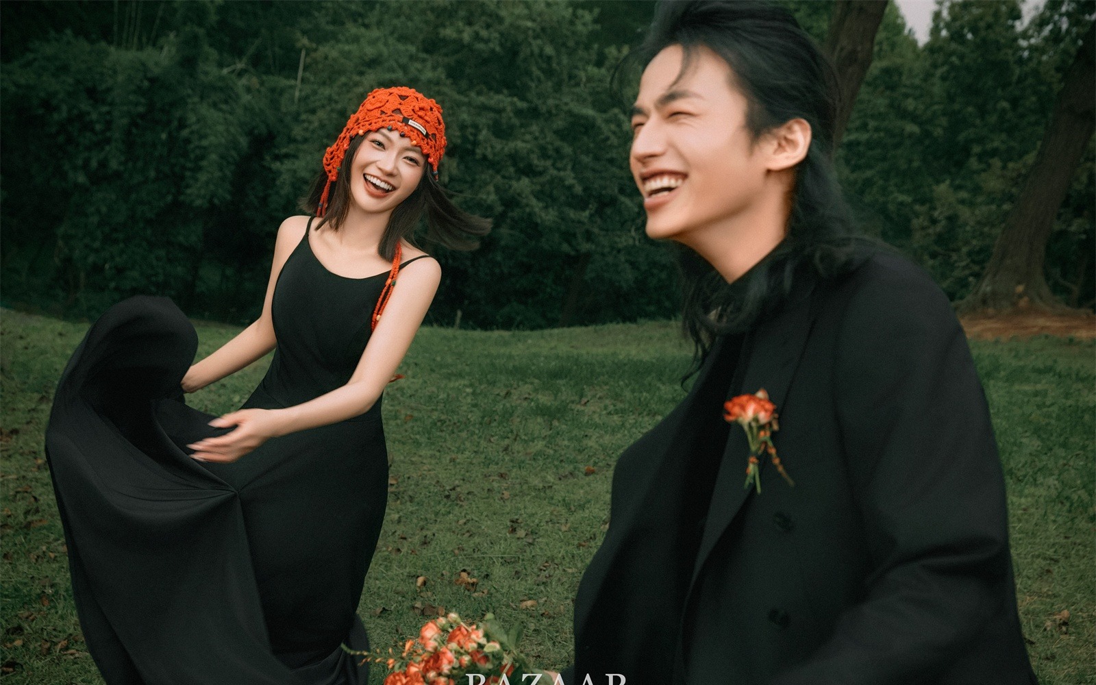 电影感超强的森系赫本风婚纱照