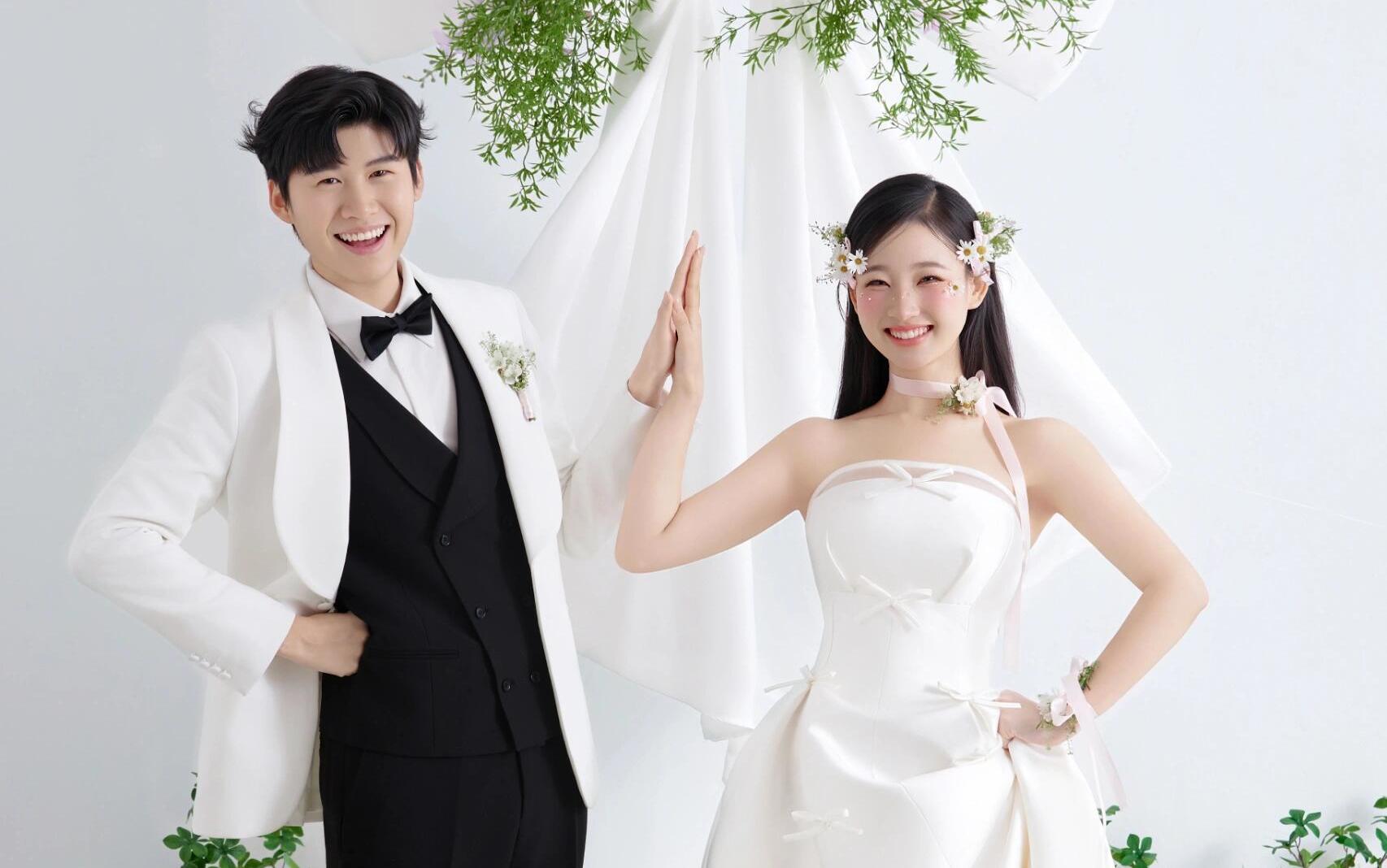 是誰還沒拍韓系小清新婚紗照ins婚紗照