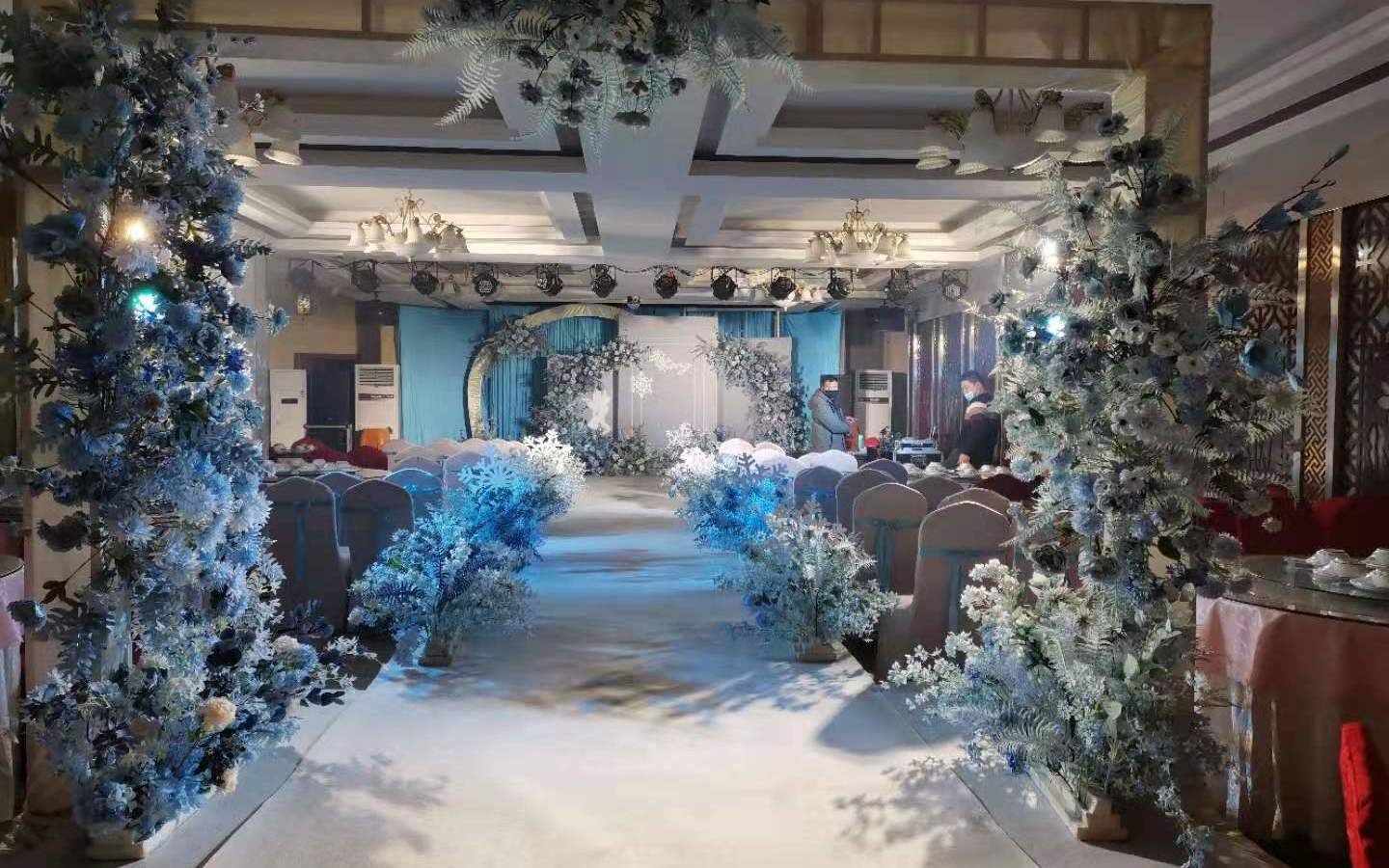 蓝色系主题婚礼《雪天使》