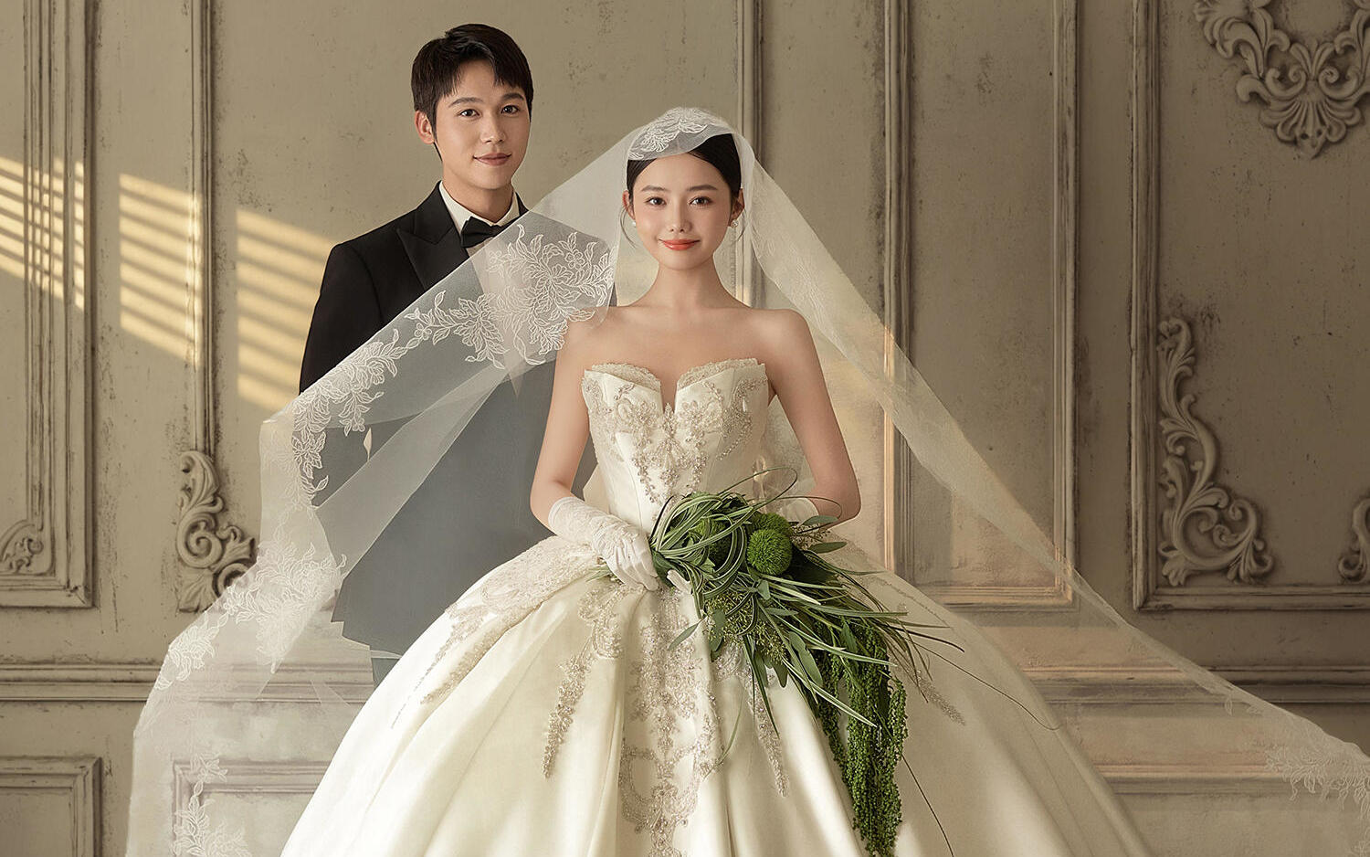 【美神降临的主纱婚纱照，我真的爱惨了】