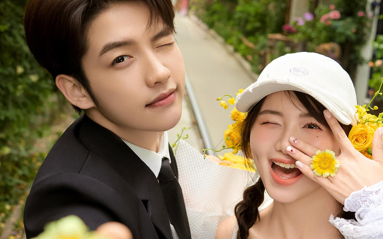 甜妹请就位❗街拍小清新婚纱照好绝绝子