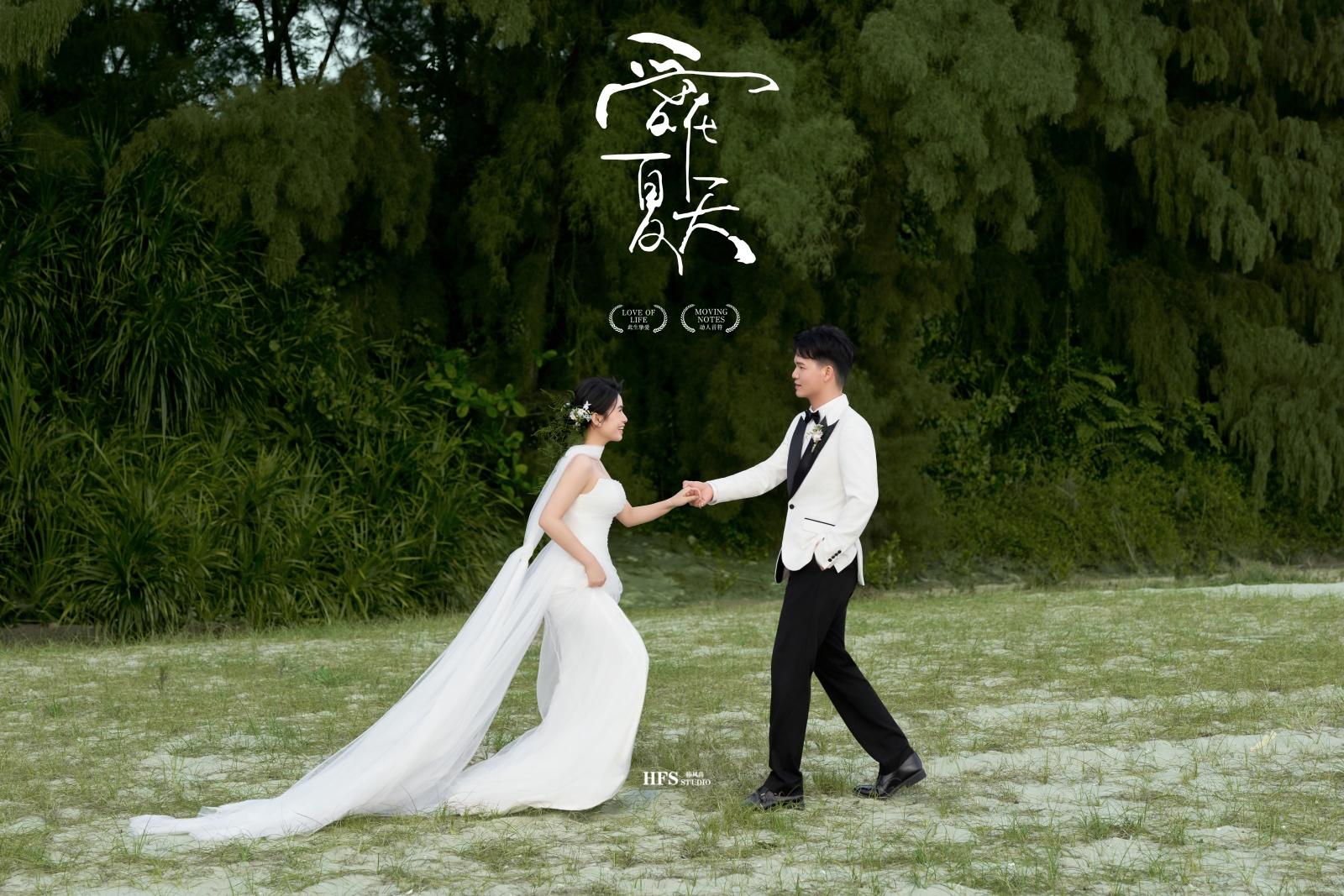清新氧气感🍃超有fell的小清新森系婚纱照