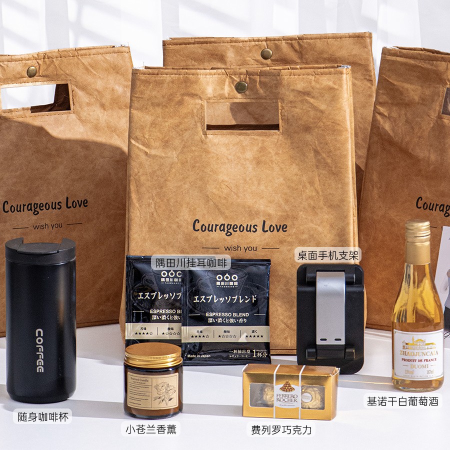 杜邦紙手提袋伴郎高端商務(wù)伴手禮 