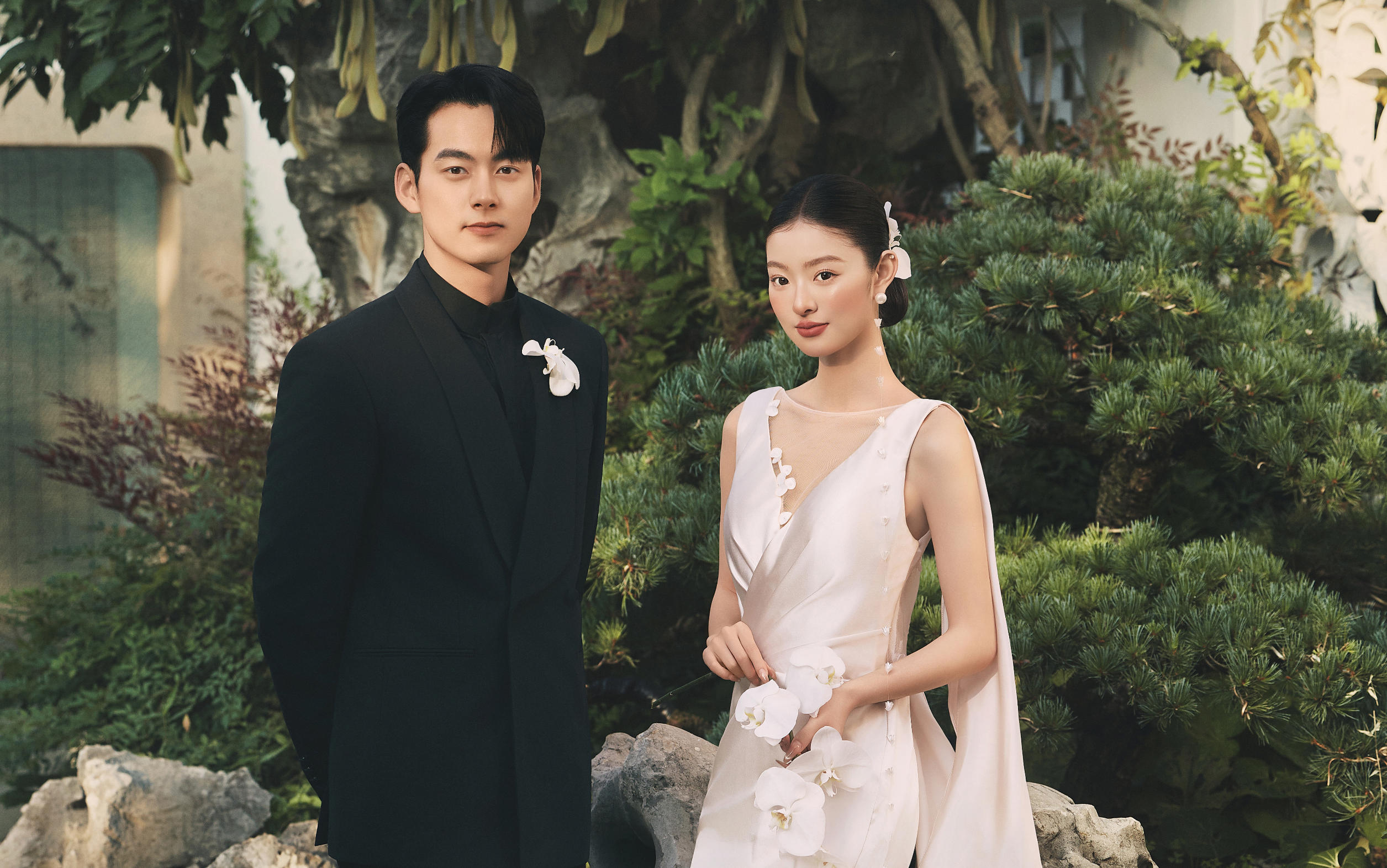 姐妹们❗️婚纱照就选园林新中式😭美死了