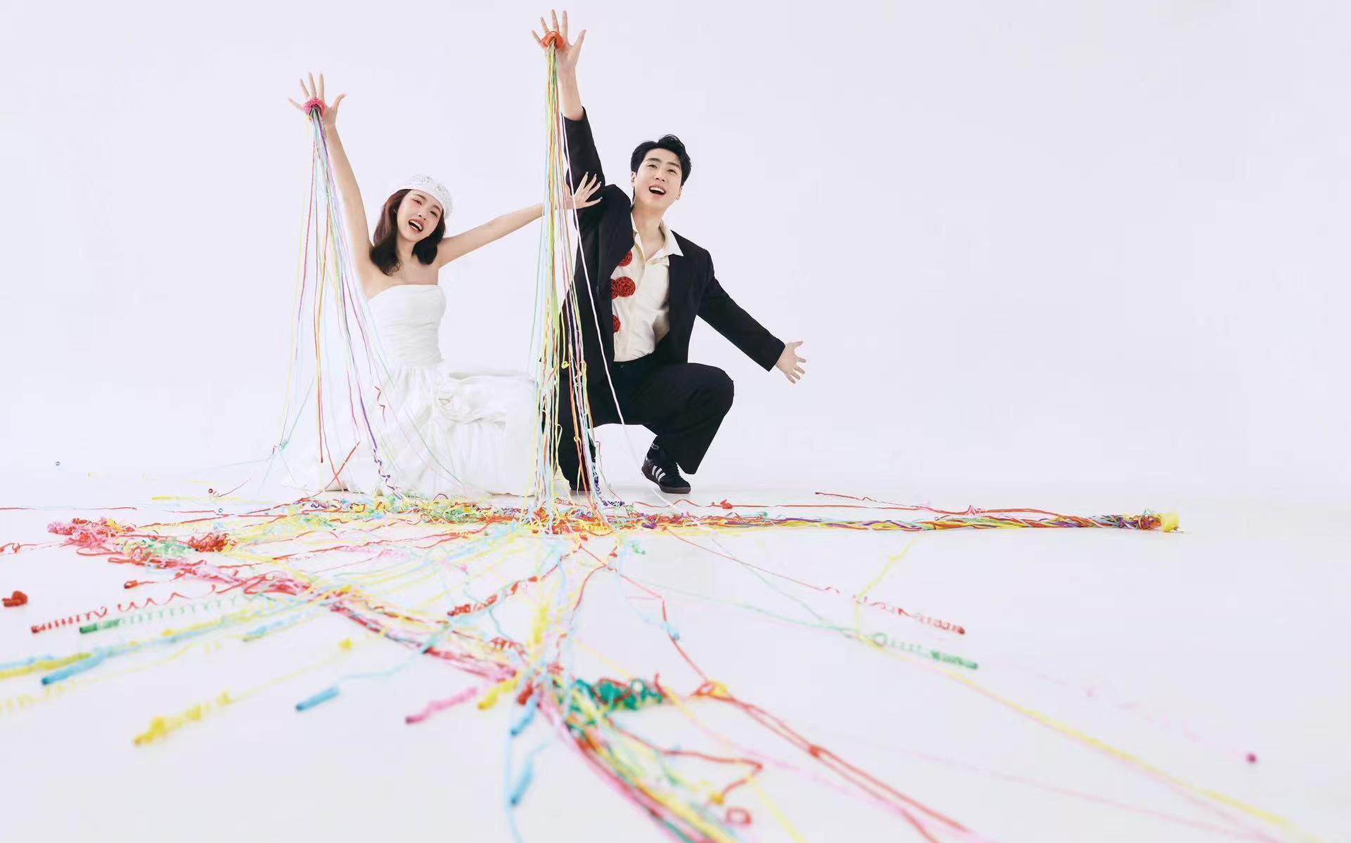 小众创意婚纱照❗️不一样的甜蜜瞬间个性十足