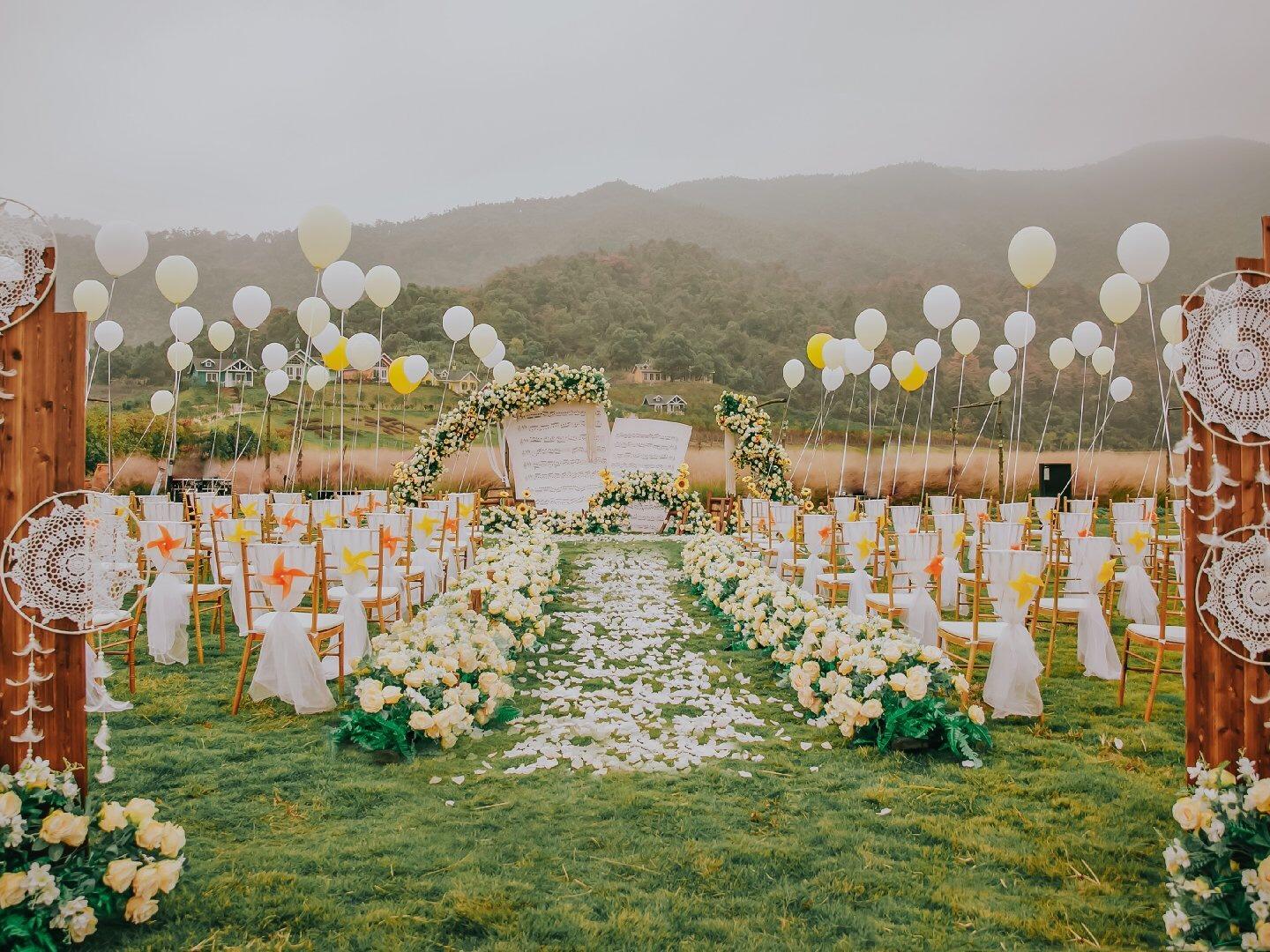 爆款韩式 草坪     婚礼