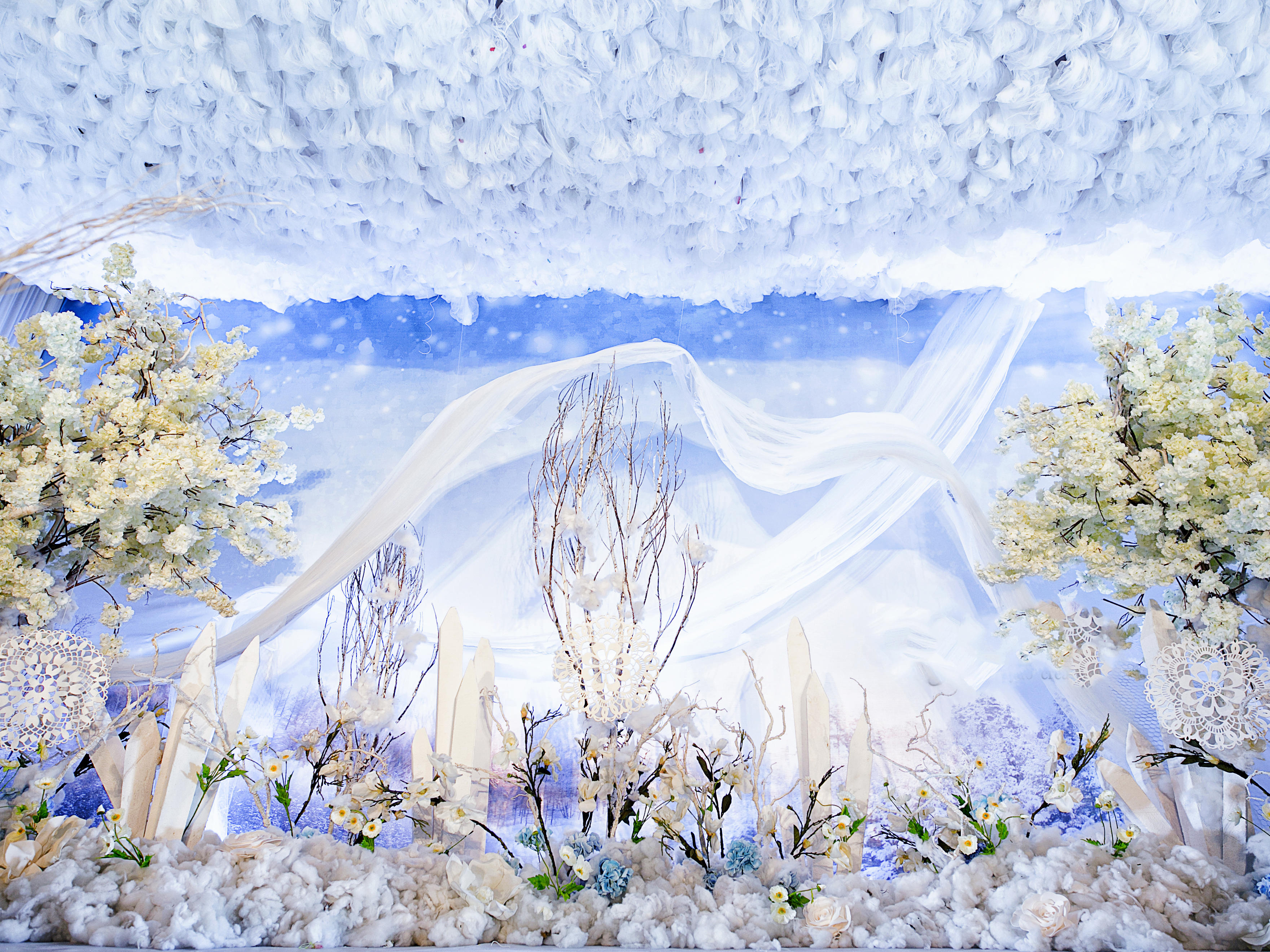 爱的真谛【蓝白色主题婚礼】内含司仪摄像摄影跟妆