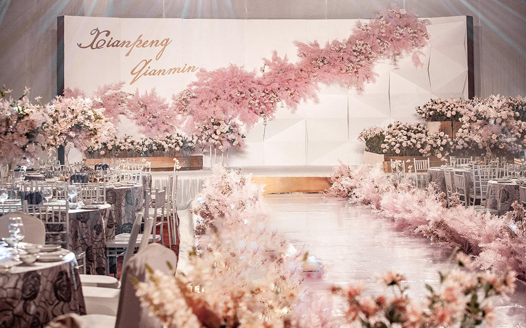 【蜜钥轻定制婚礼】微光城市/香槟色大气婚礼