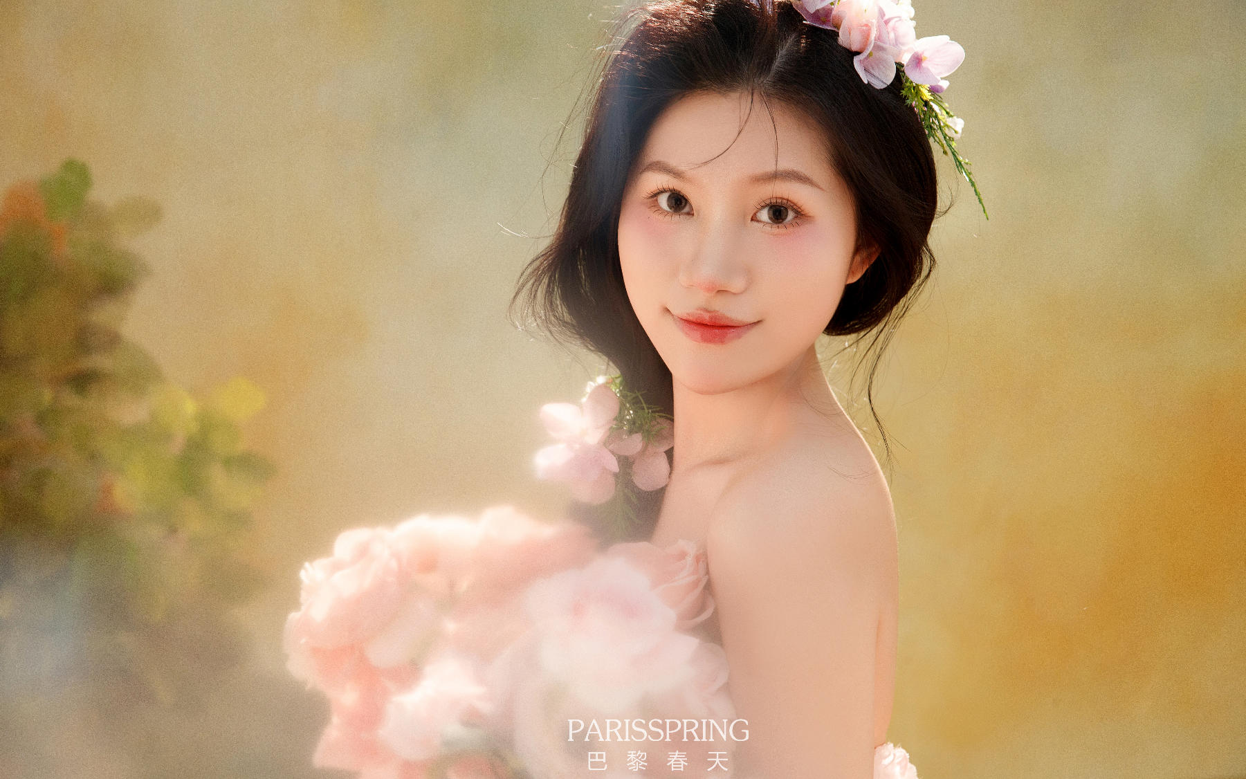 甜妹必選的油畫(huà)婚紗照?少女感婚紗照