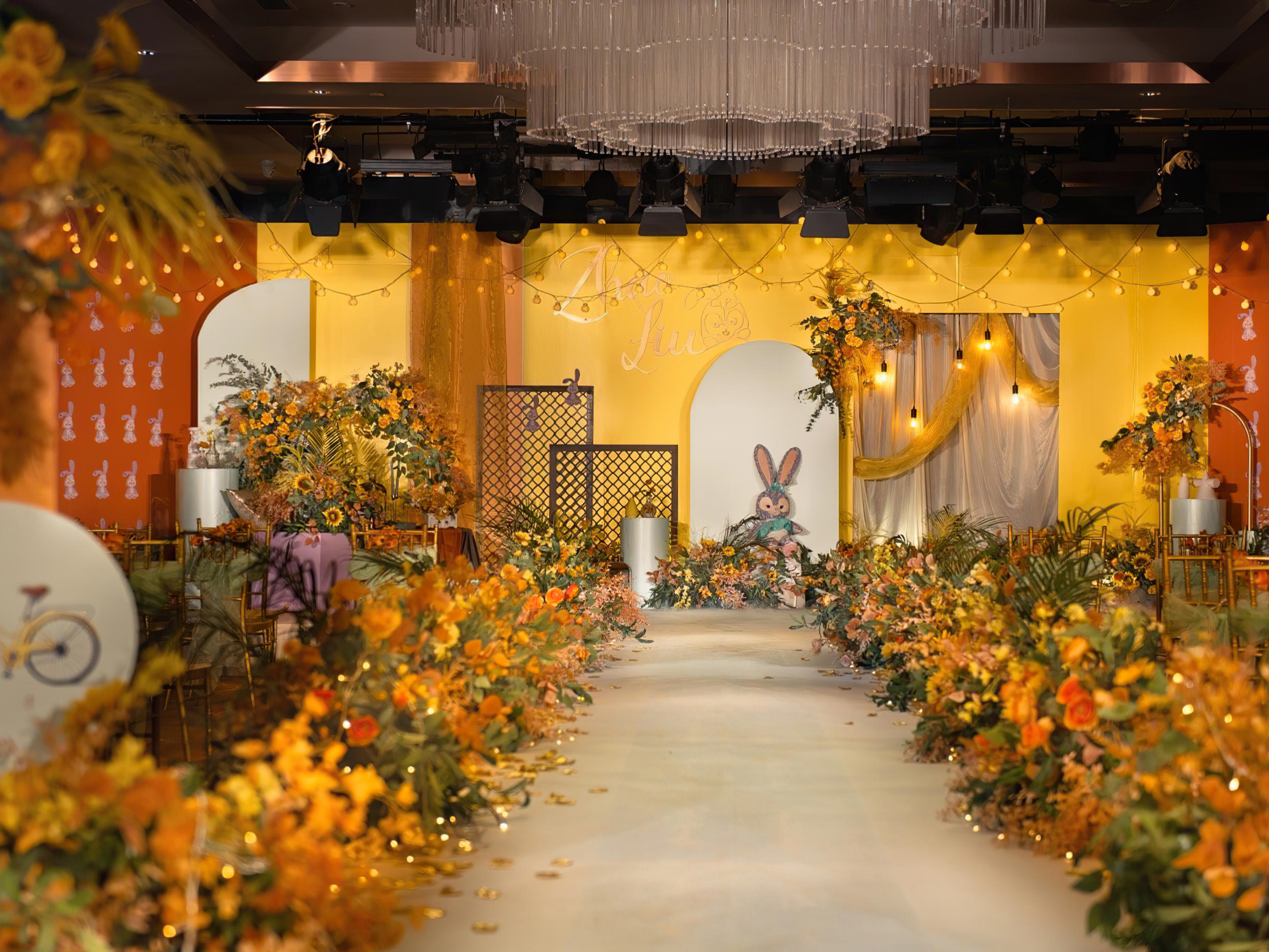 订婚礼送送送，可爱深秋色主题婚礼