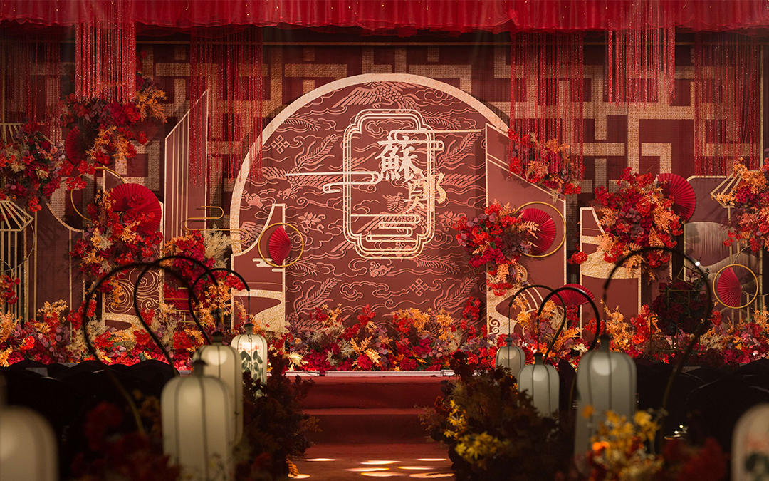 潮州市金皇冠高端婚礼策划（中式大红）