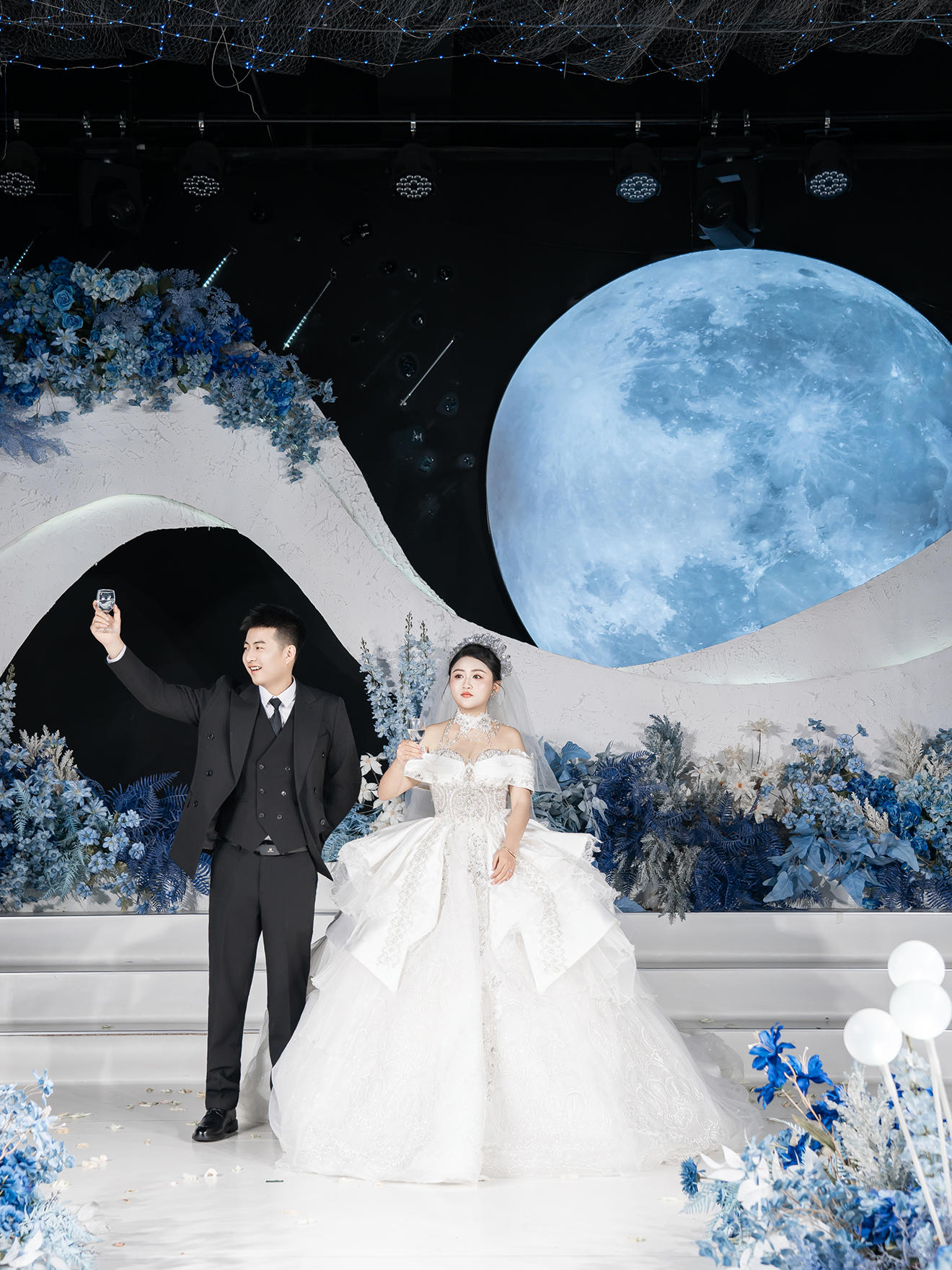 婚禮藍(lán)色場