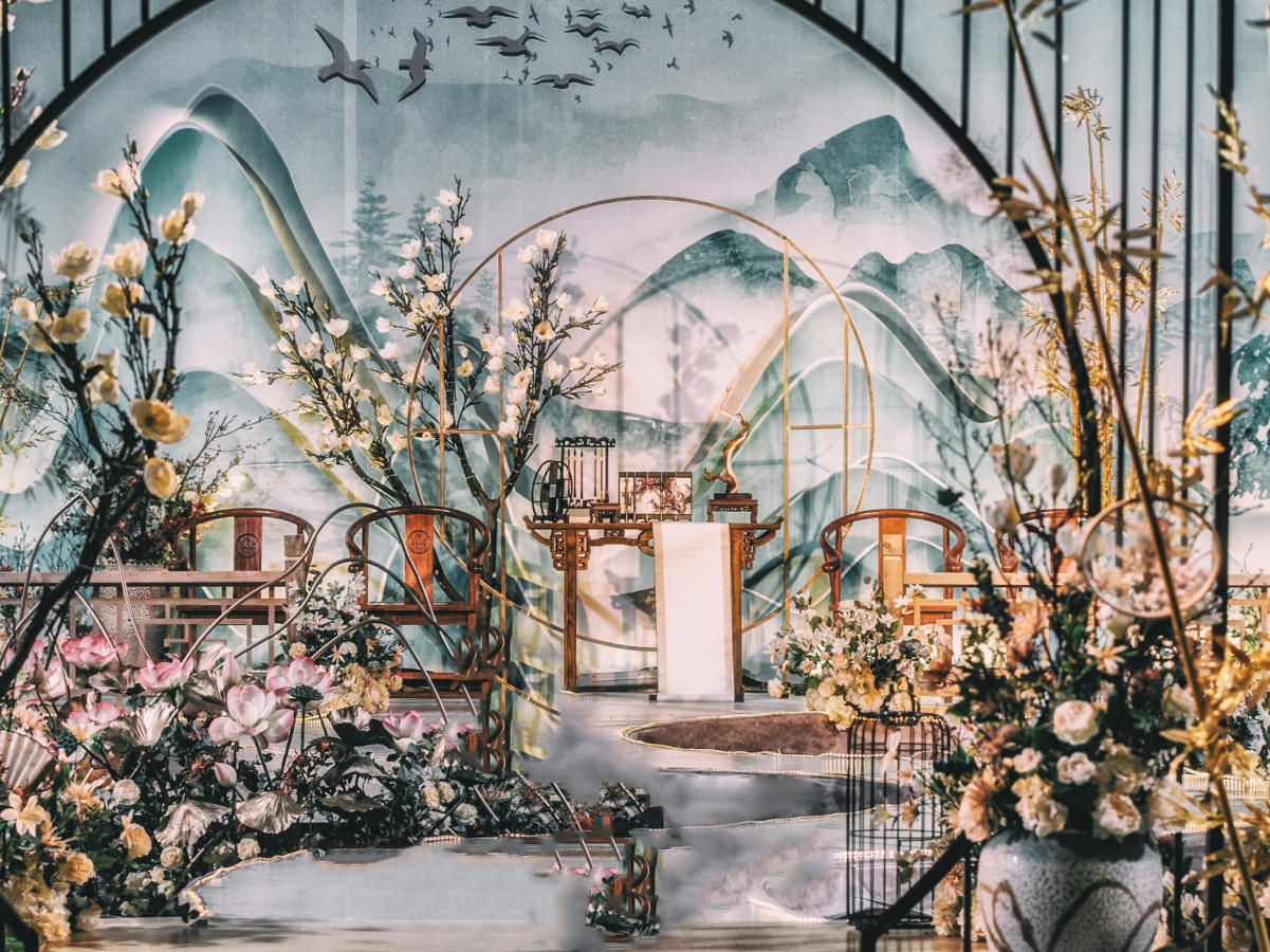 3000中国风婚礼策划婚礼场部设计