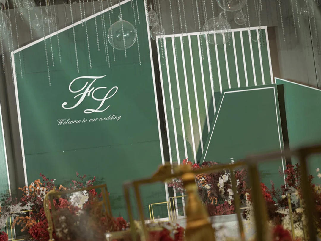 《壹合婚礼》韩式莫兰迪绿 | 纯布置价格