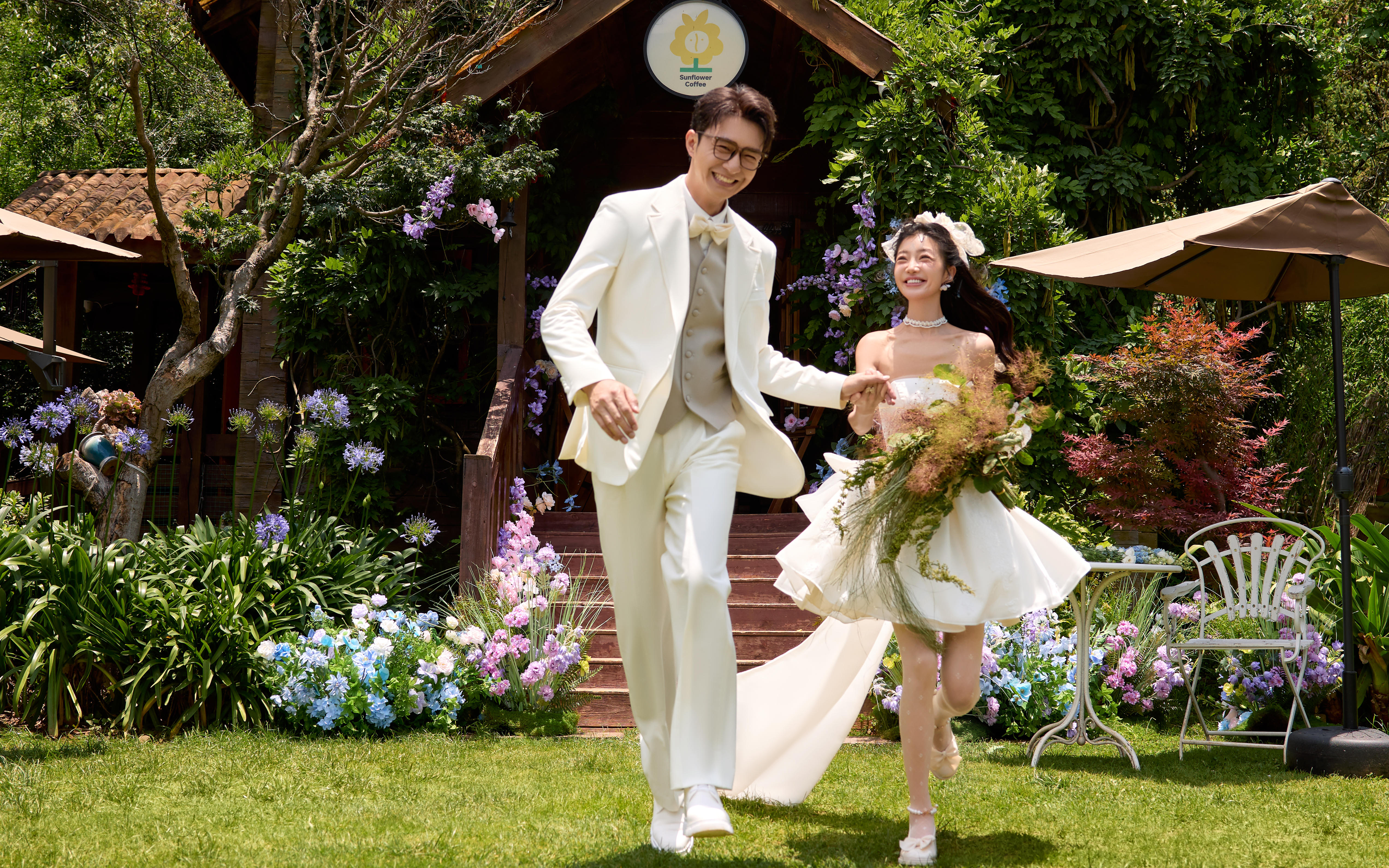 是自然松弛的韩系婚礼现场💍满满氛围感