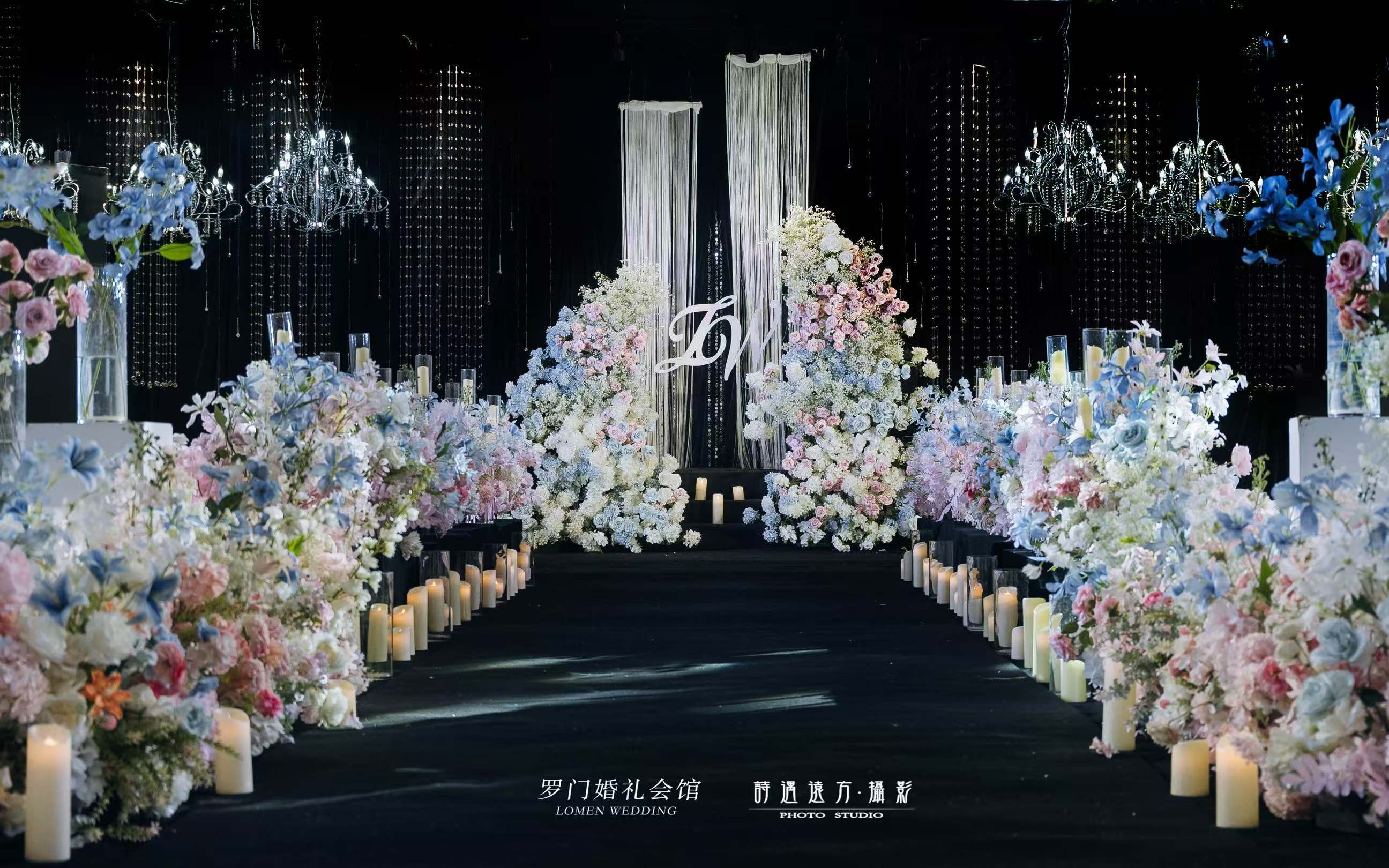 粉蓝色婚礼：心动与浪漫的交织