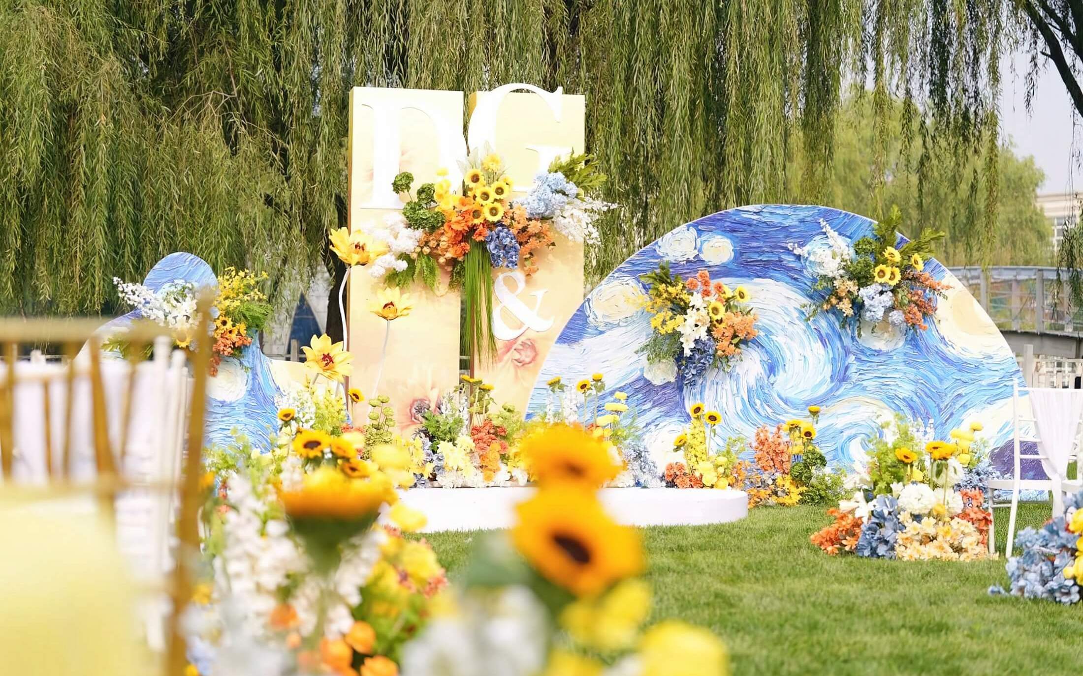婚礼派·π以色彩和触感落笔 漫山遍野鲜花为你而来