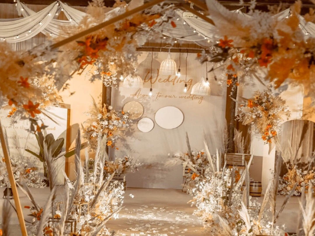 【花诚缘主题婚礼】-美式莫兰迪浅橙色婚礼