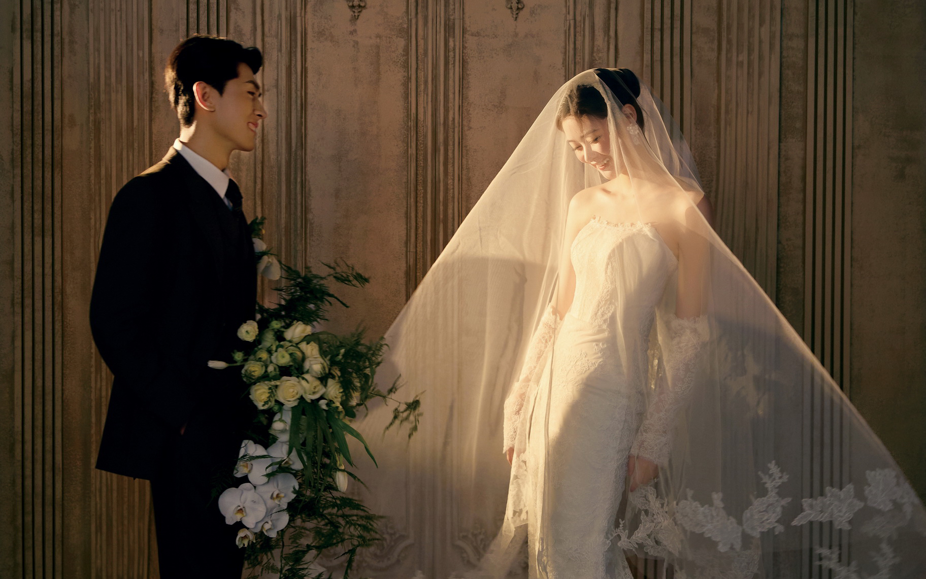 美的具體化｜法式光影婚紗照能有多好看