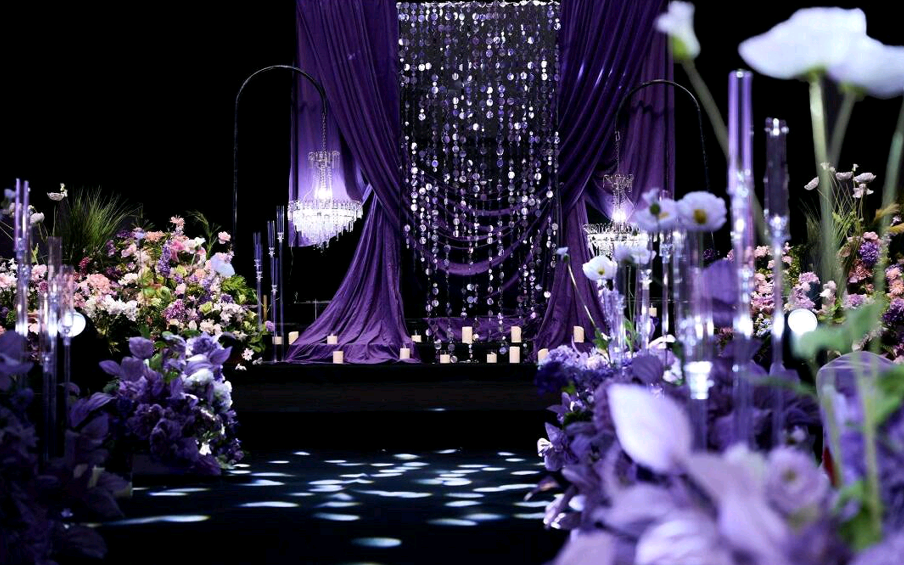 黑紫色小眾韓式婚禮！