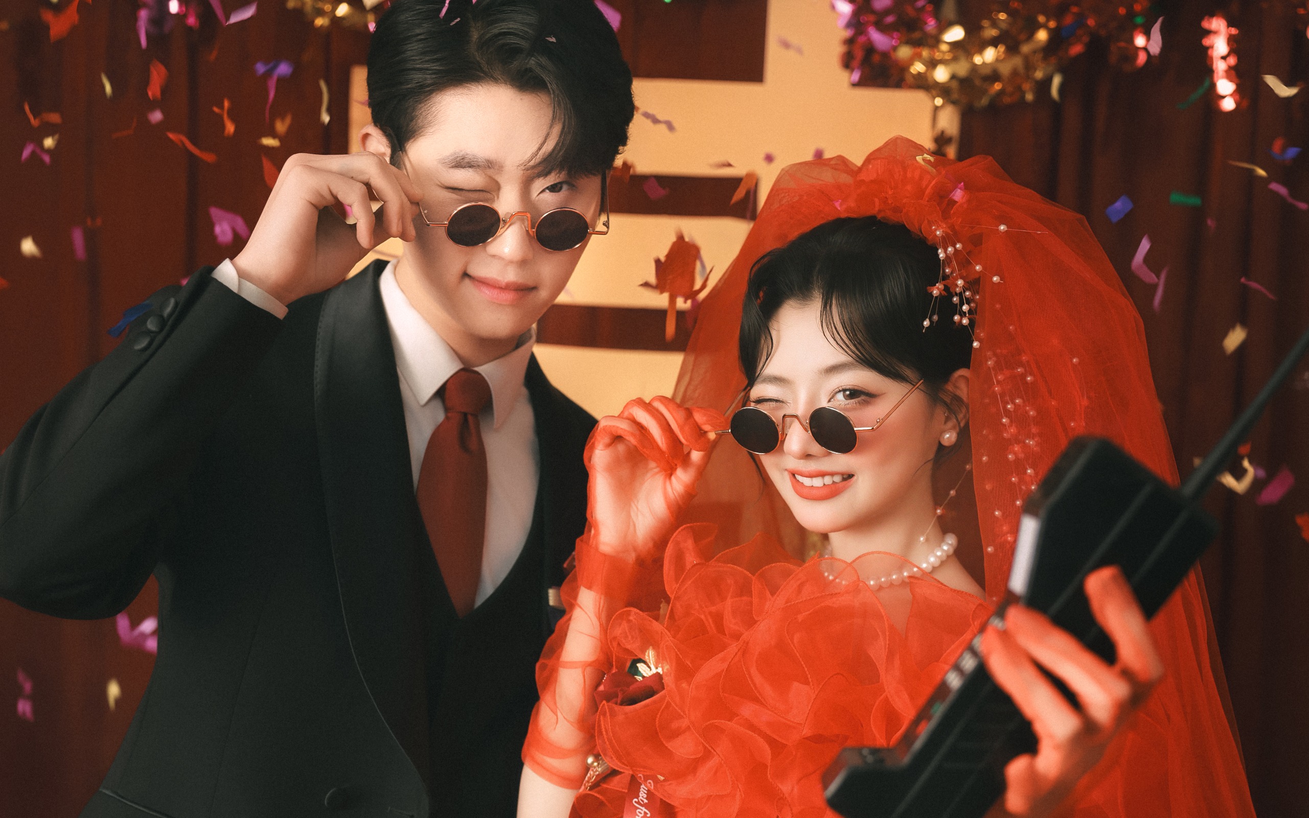 内景 l 复刻了父母年代爱情的喜嫁婚纱照~