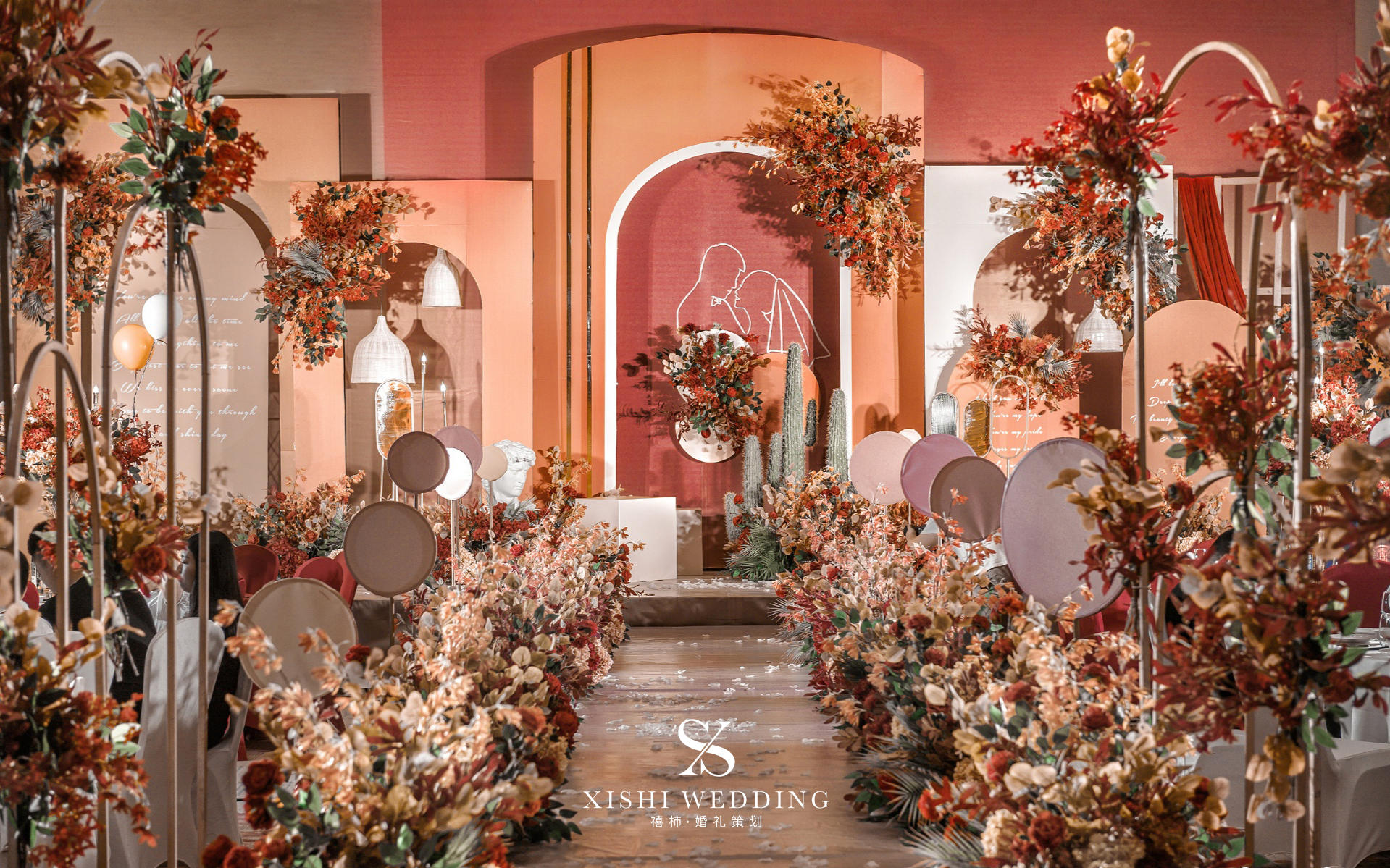 【禧柿婚礼】小预算简约室内婚礼