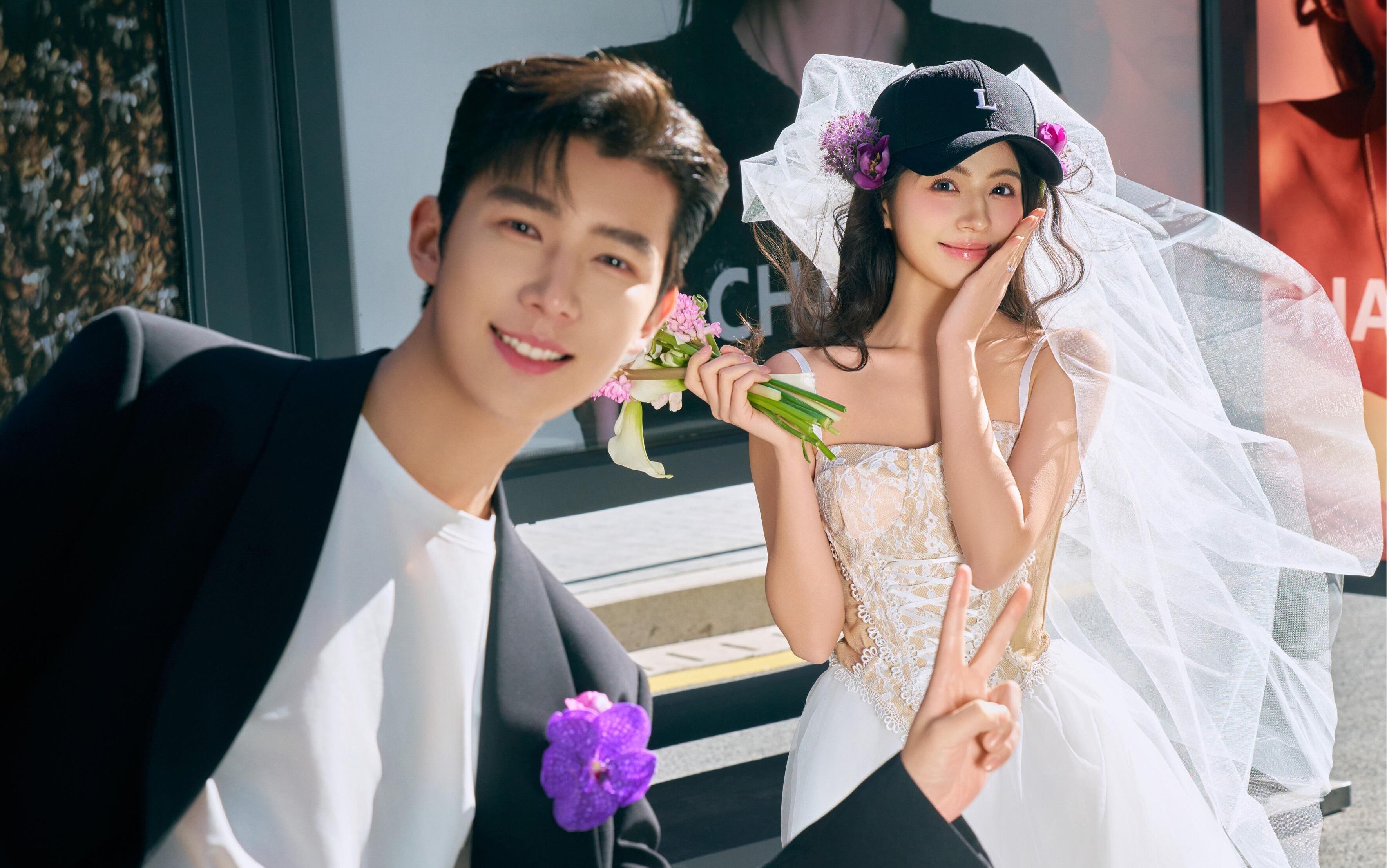 心動(dòng)預(yù)警??自由灑脫街拍婚紗照超酷的??