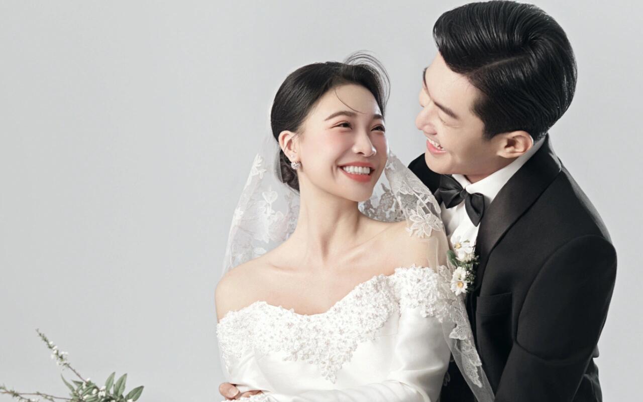 韩系婚纱照，质感很强，超美