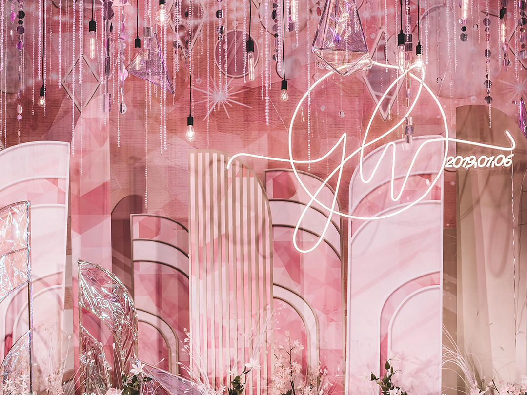 予灵丨DreamPark·时尚撞色亮丽创意系婚礼