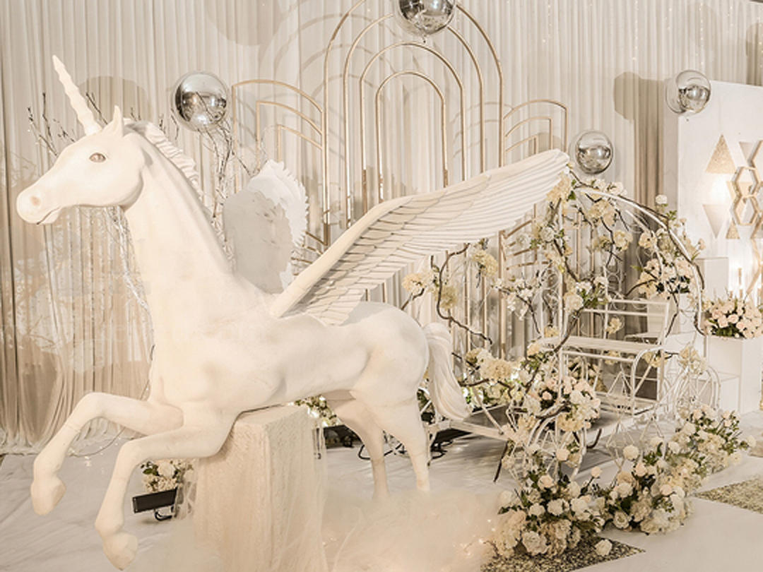 【巴黎情缘婚庆】户外草坪仪式感婚礼