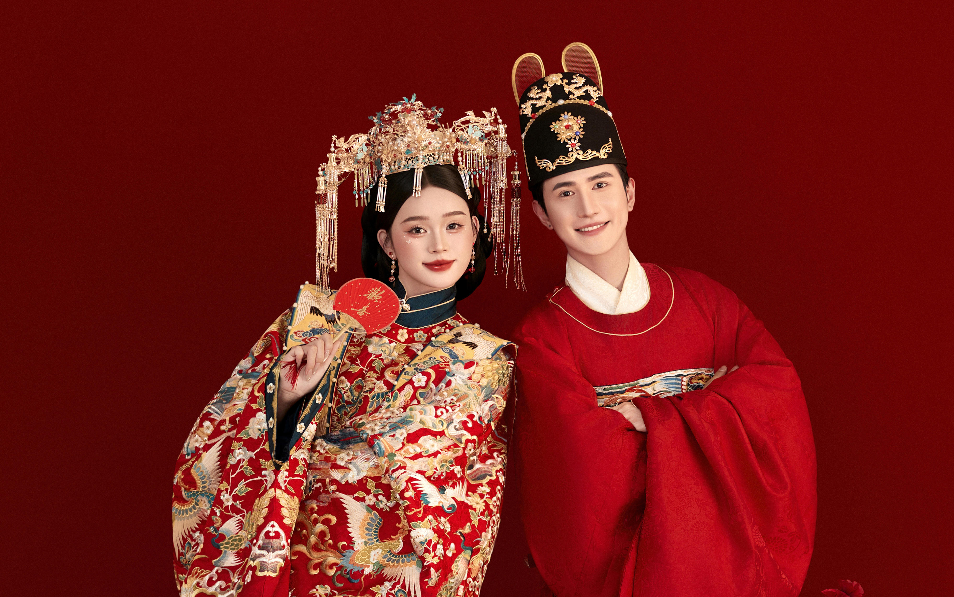 甜妹必选❤️明制汉服婚纱照真的巨巨巨出片
