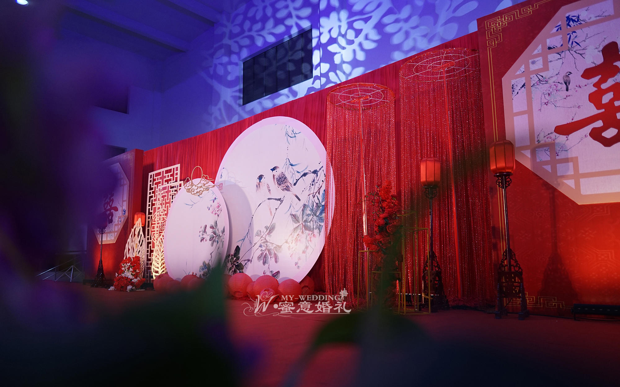 中式婚礼 村宴 球场 会所中式布置