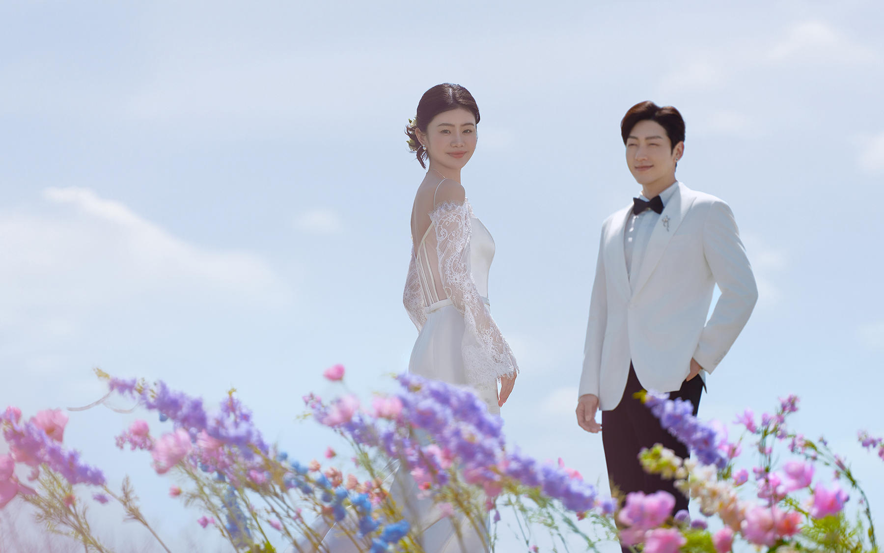 【森笙视觉】外景甜蜜浪漫森系婚纱照