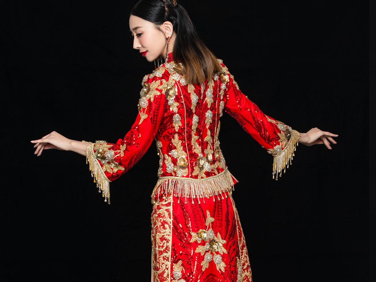 2019新款印度丝流苏马来褂