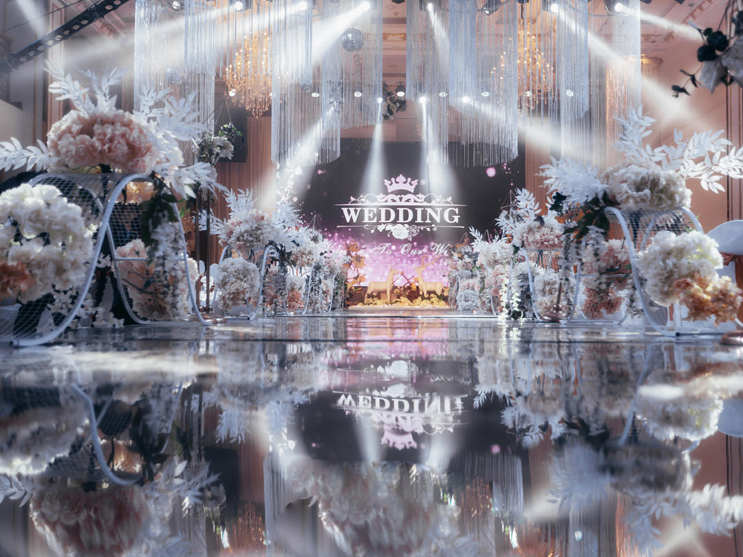 永村传媒科大酒店香槟白会场