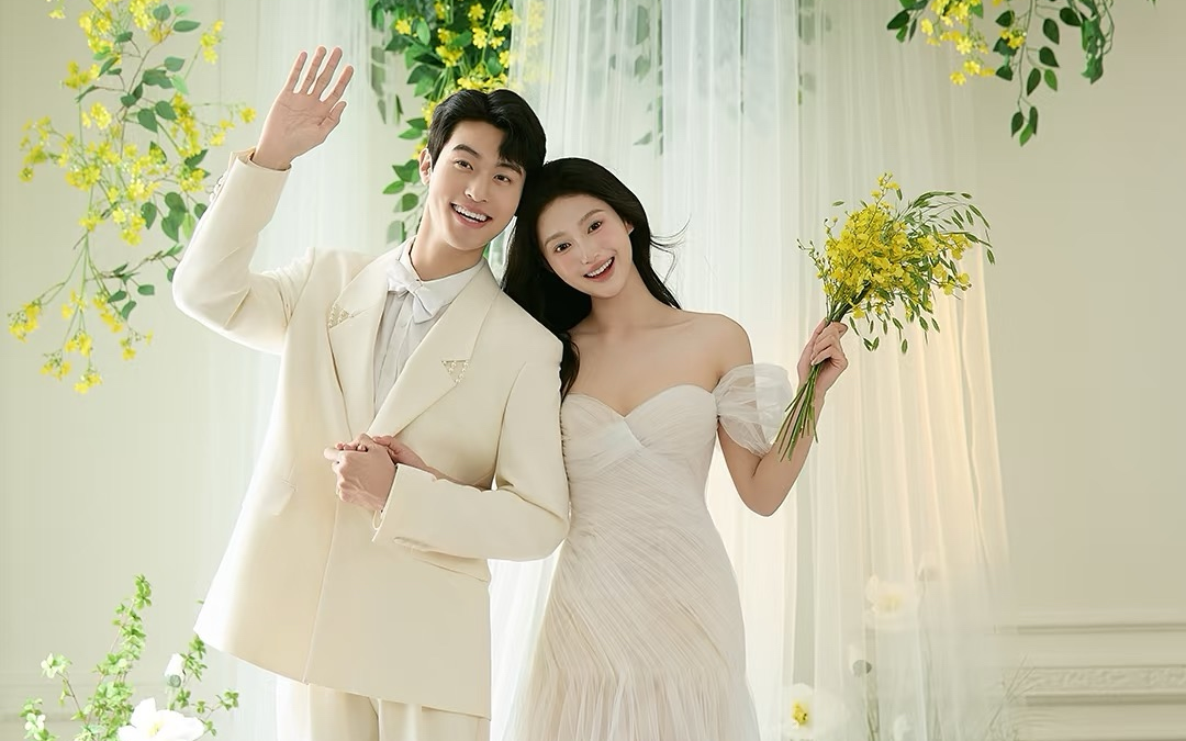 爱意溢出屏幕🌸韩系婚纱照美到窒息