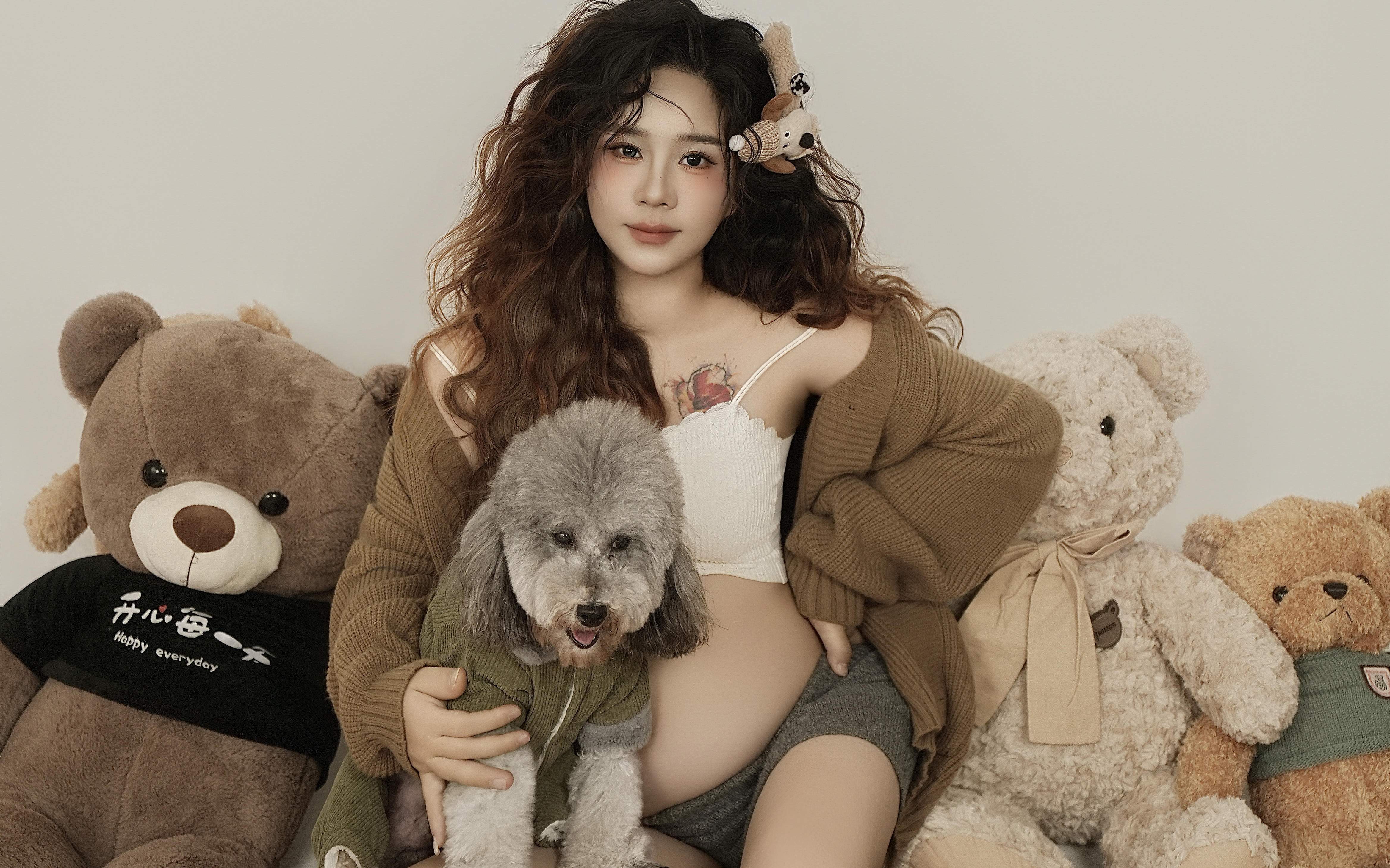 维尼小熊孕妈照26-30周