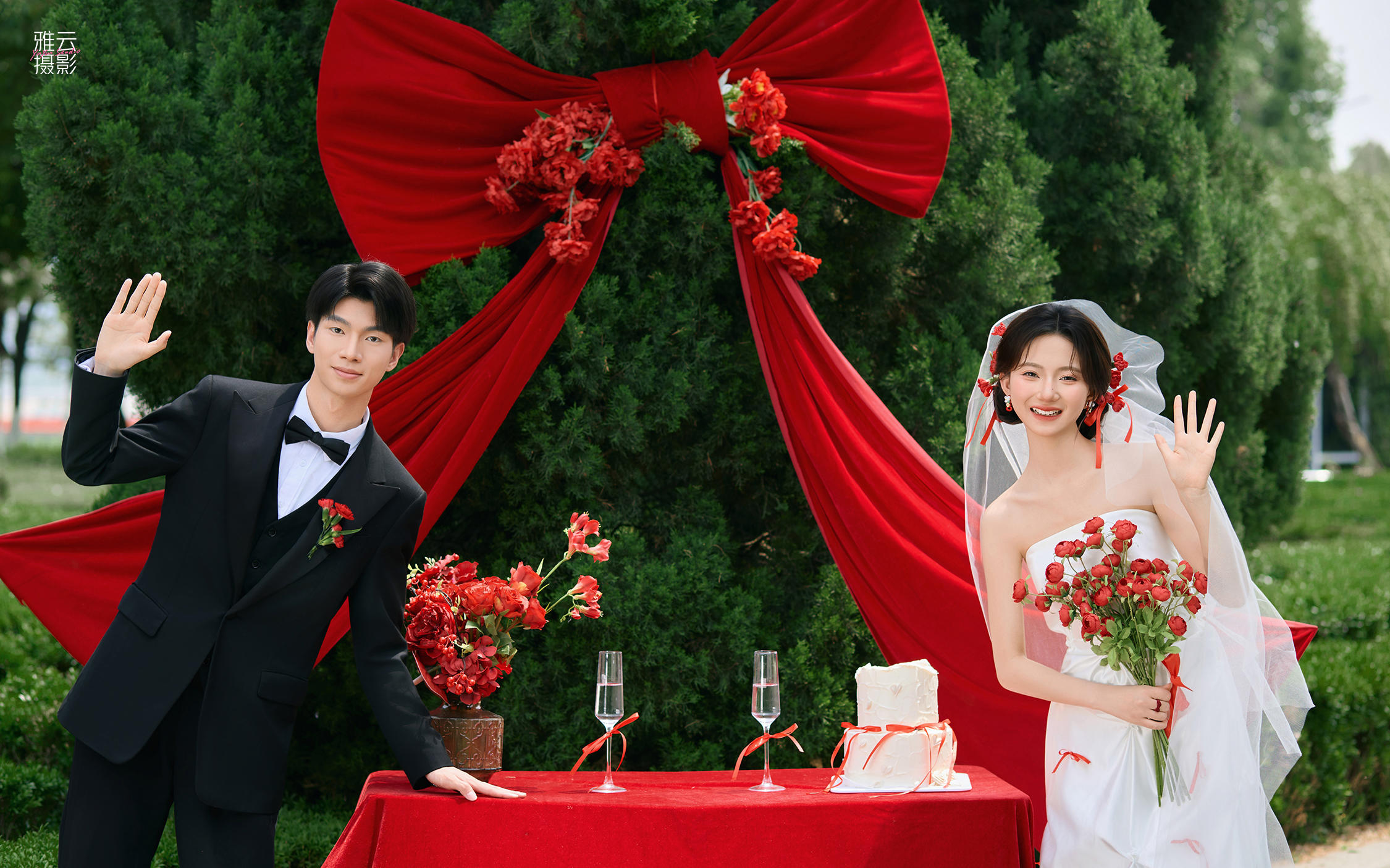 【客片】喜嫁草坪仪式感婚纱照让我婚纱照体验感拉满
