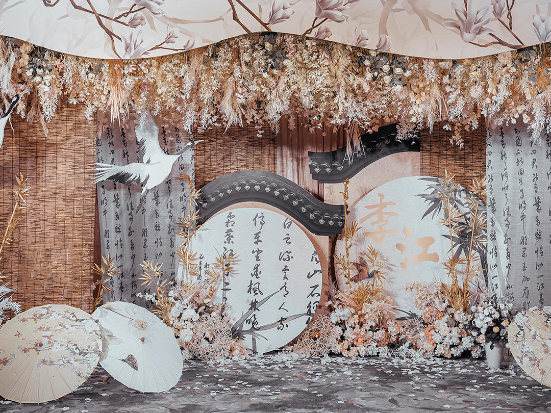 【秋夕】香格里拉｜雅致香槟新中式婚礼