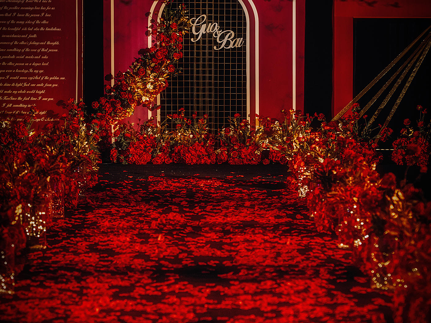 梵希·轻奢婚礼 #黑红金复古大气￥17800