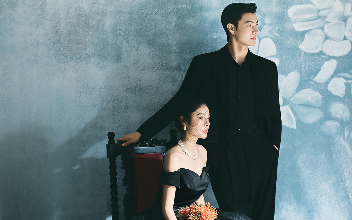 一眼沦陷的油画风婚纱照🌀沉溺在这里