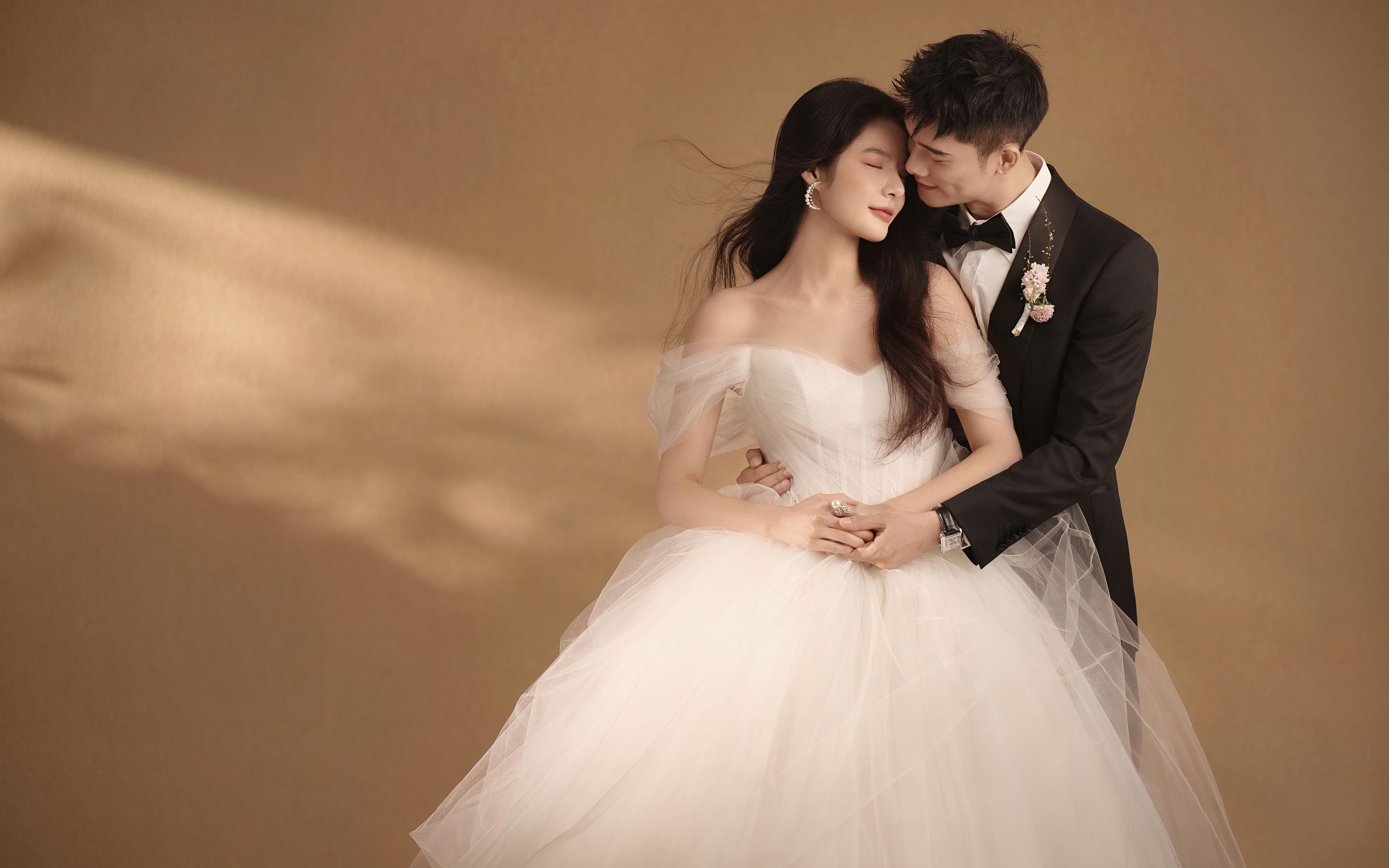 室内油画婚纱照 让每一个女孩子都当小仙女