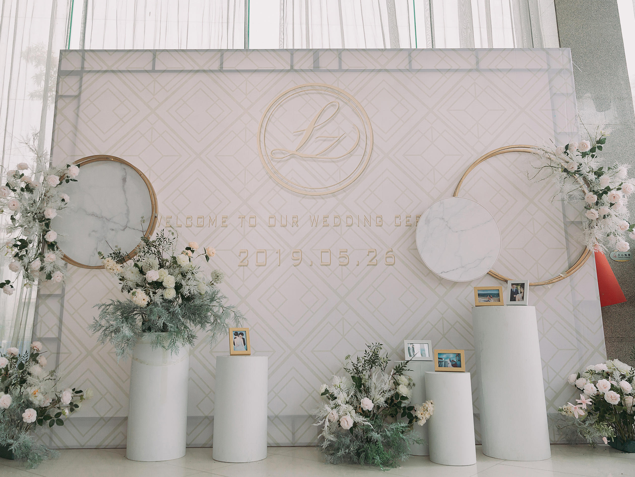 皇城铂嘉婚礼--时尚大理石纹造型